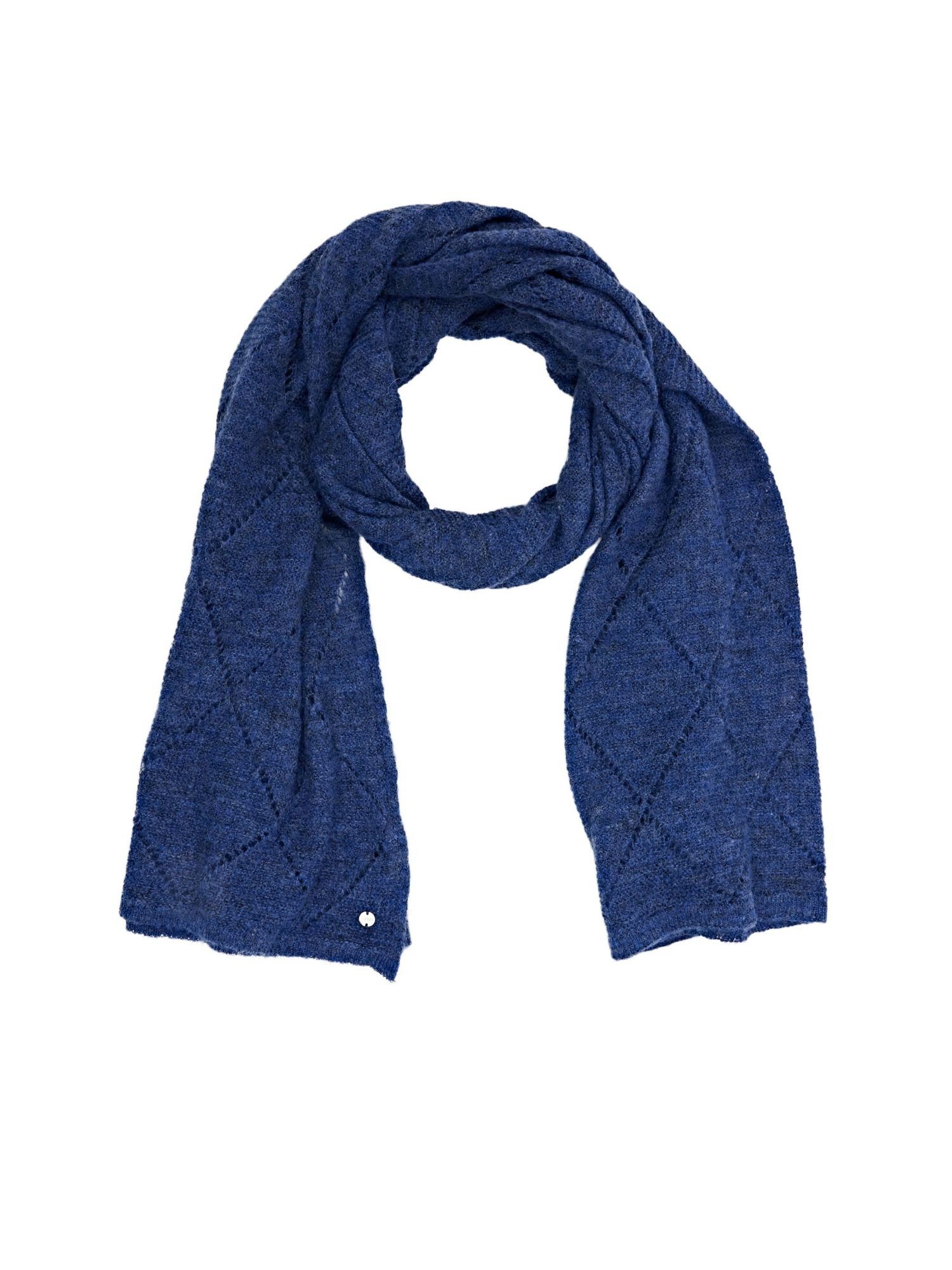 Esprit mit Modeschal Wolle BLUE Ajour-Schal Recycelt: