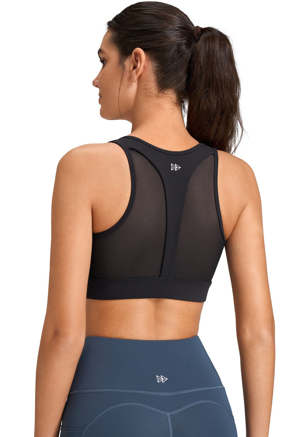 Yvette Sport-BH Damen Starker halt Mesh-Ringerrücken Gepolstert Lauf Fitnes günstig online kaufen
