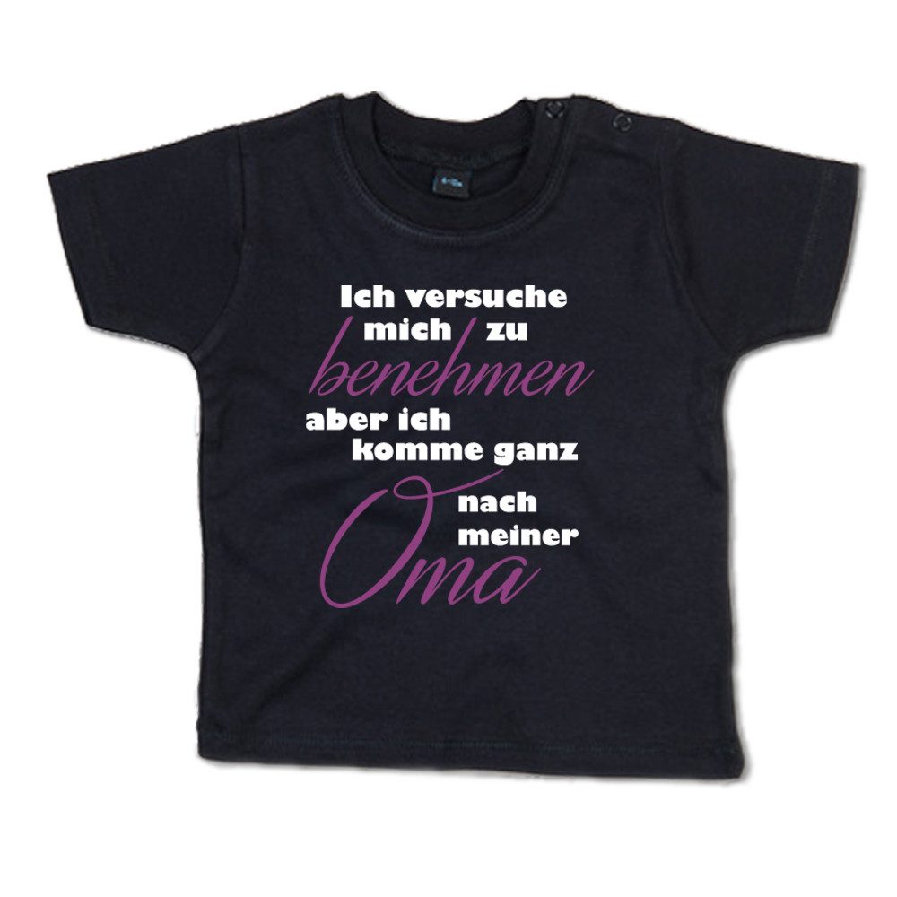 Ggraphics TShirt Ich versuche mich zu benehmen, aber ich komme ganz