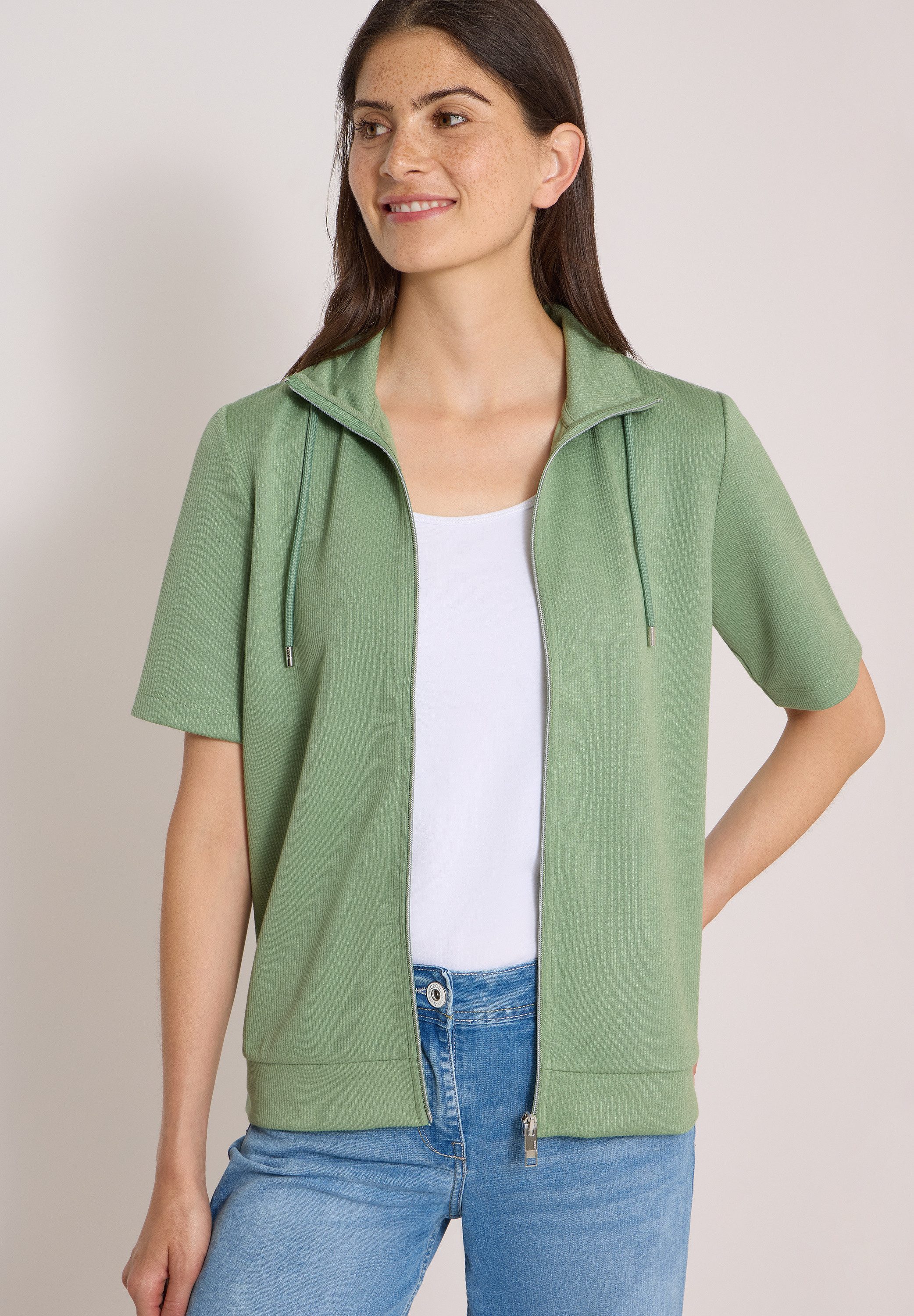 CECIL Cardigan mit Stehkragen
