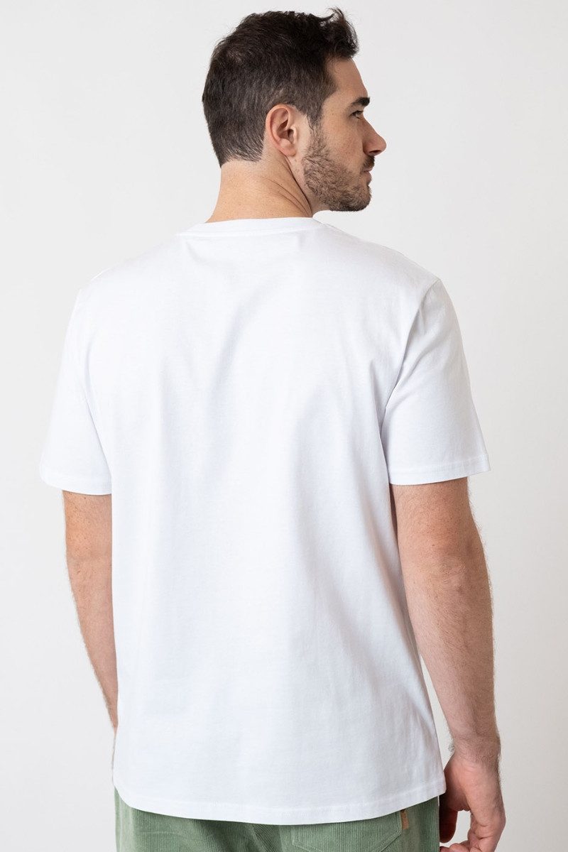 Bavarian Caps Trachtenshirt Shirt Herren - GUSTL - weiß – Bild 3 von 4