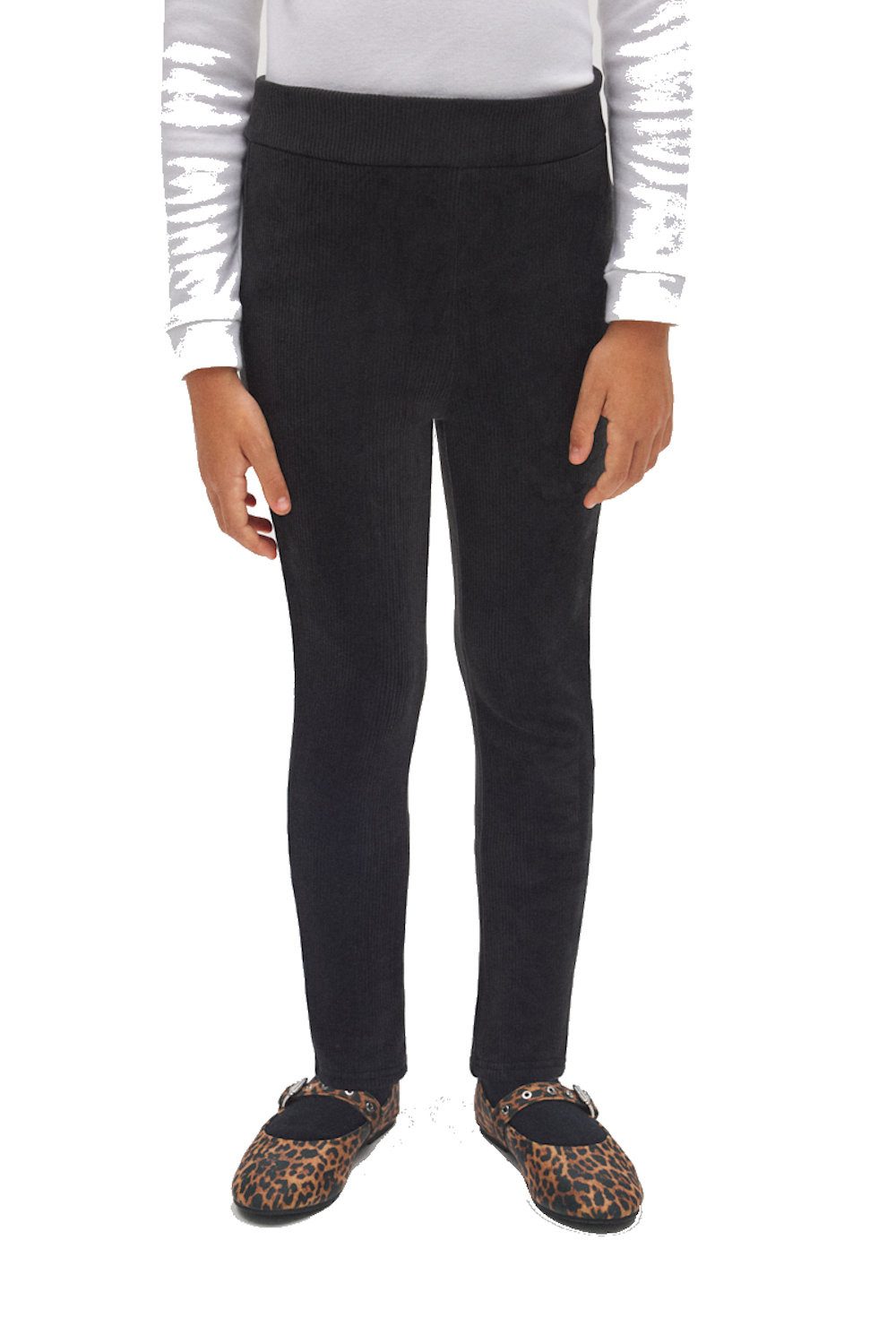 Leggings Ysabel Mora warme Ripp Thermo Leggings schwarz