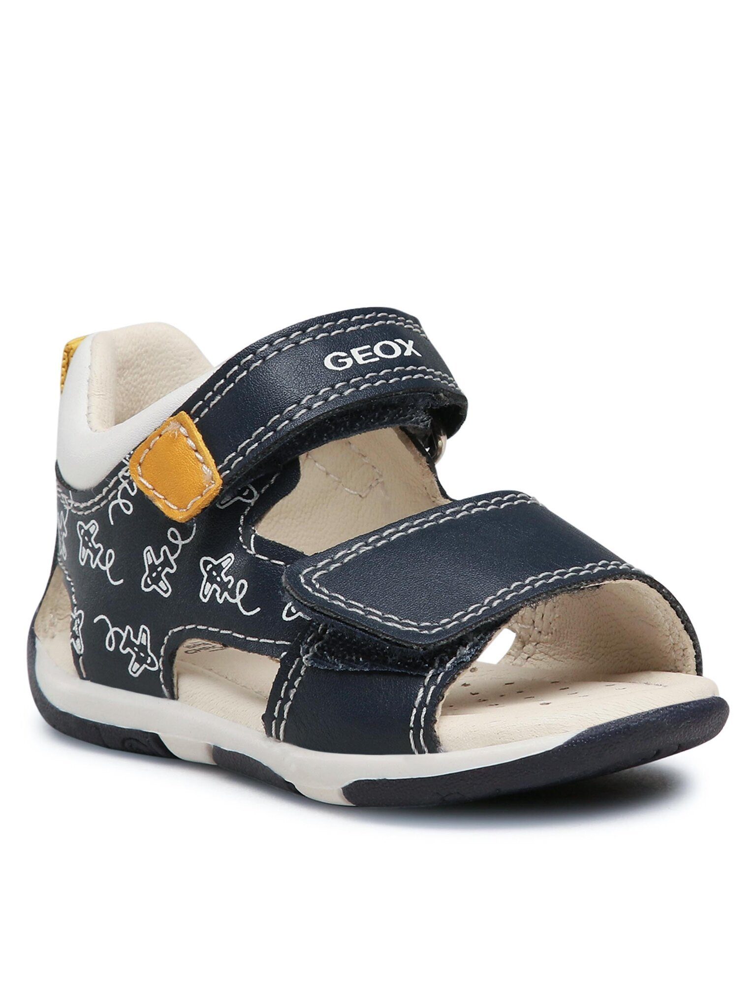 Geox Sandalen B Sandal Tapuz Boy B150XB000BCCF42Q Navy/Ochre Sandale