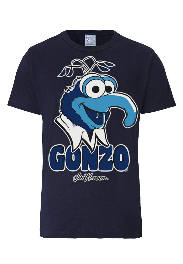 LOGOSHIRT T-Shirt Gonzo - Muppet lizenziertem Show Originaldesign mit