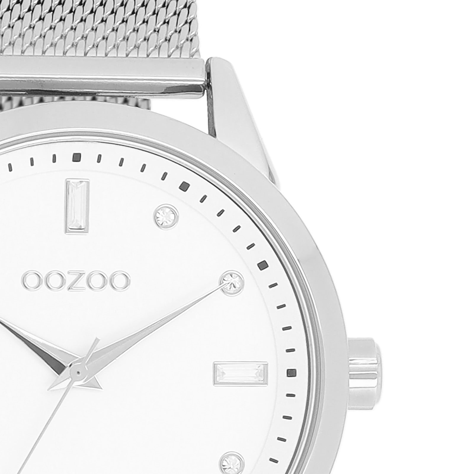 OOZOO Quarzuhr Oozoo Damen Armbanduhr Timepieces Analog, (Analoguhr), Damenuhr rund, groß (ca. 40mm) Metallarmband, Fashion-Style