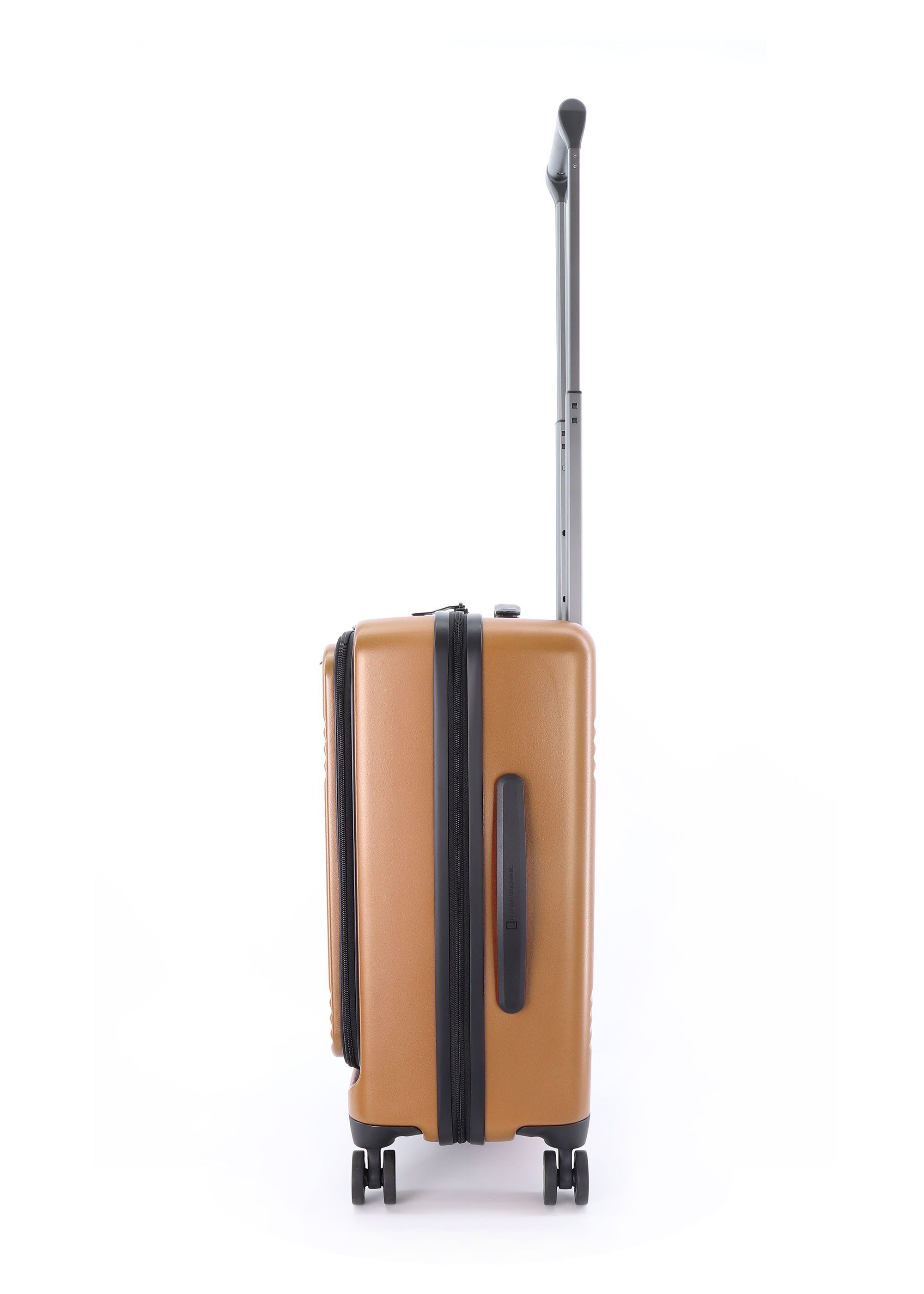 mit NATIONAL Lodge, praktischem braun Koffer TSA-Zahlenschloss GEOGRAPHIC