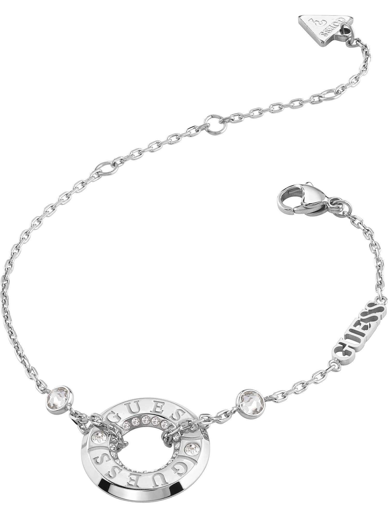 Guess Edelstahlarmband Guess Damen-Armband Edelstahl, Trendig