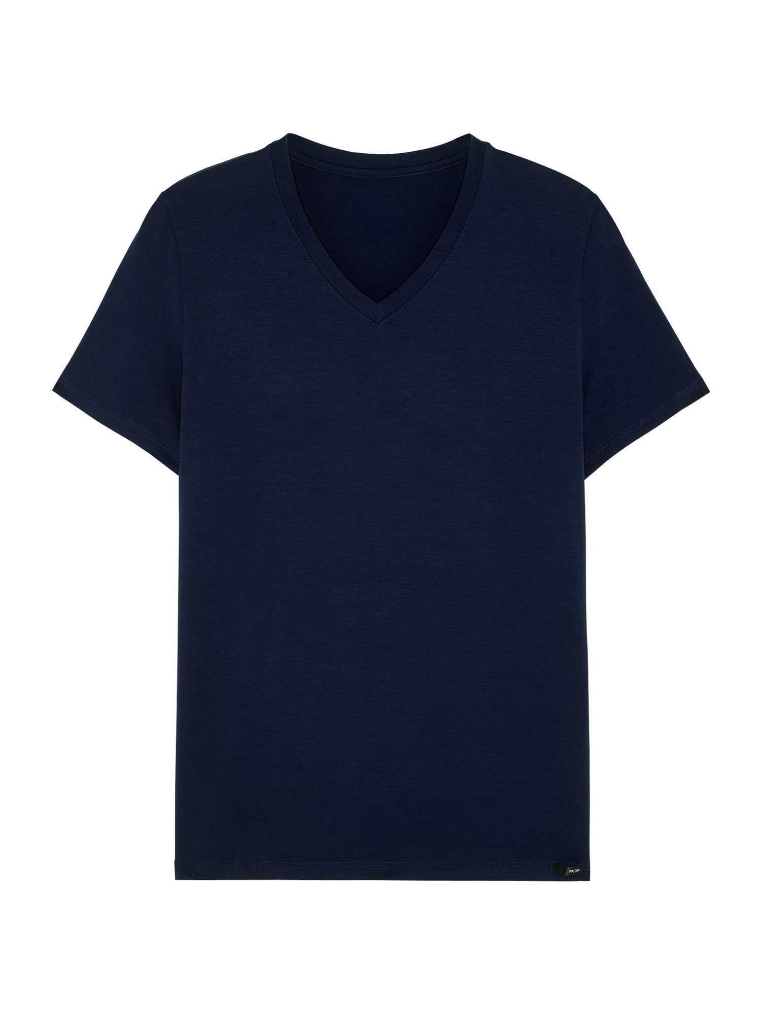 Hom Tencel navy Soft V-Shirt
