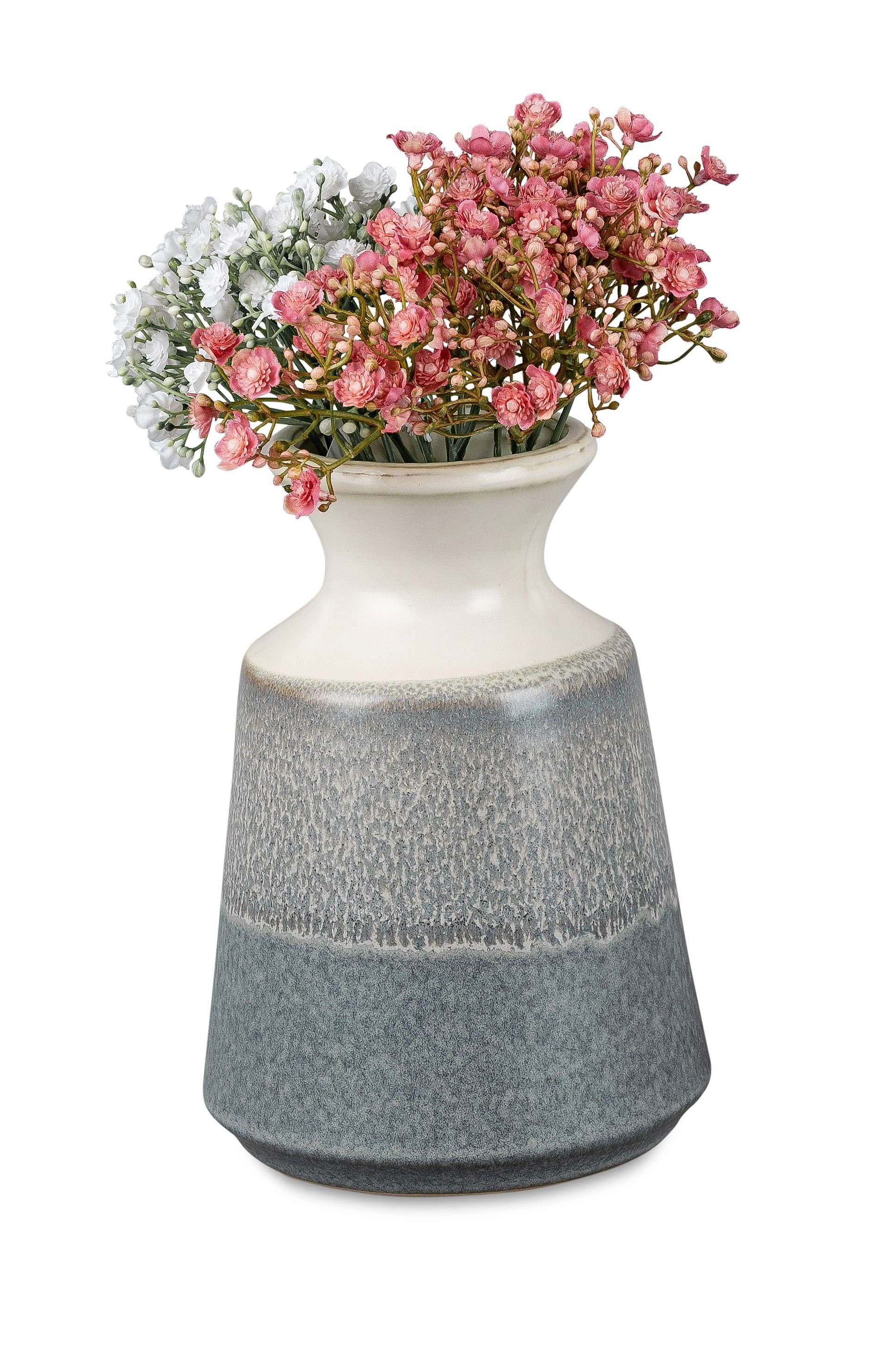 formano Dekovase Blumenvase Tischvase Bergamo zweifarbig in 4 Größen