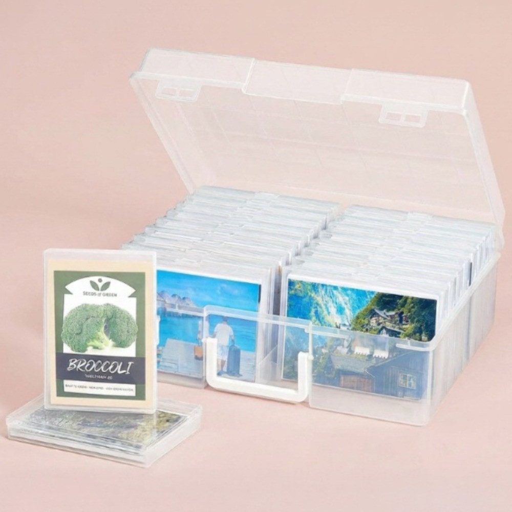 Lifewit Fotobox Foto Aufbewahrungsbox mit 18 PCS innere Fotohalter, Fotobox,Fotoboxen