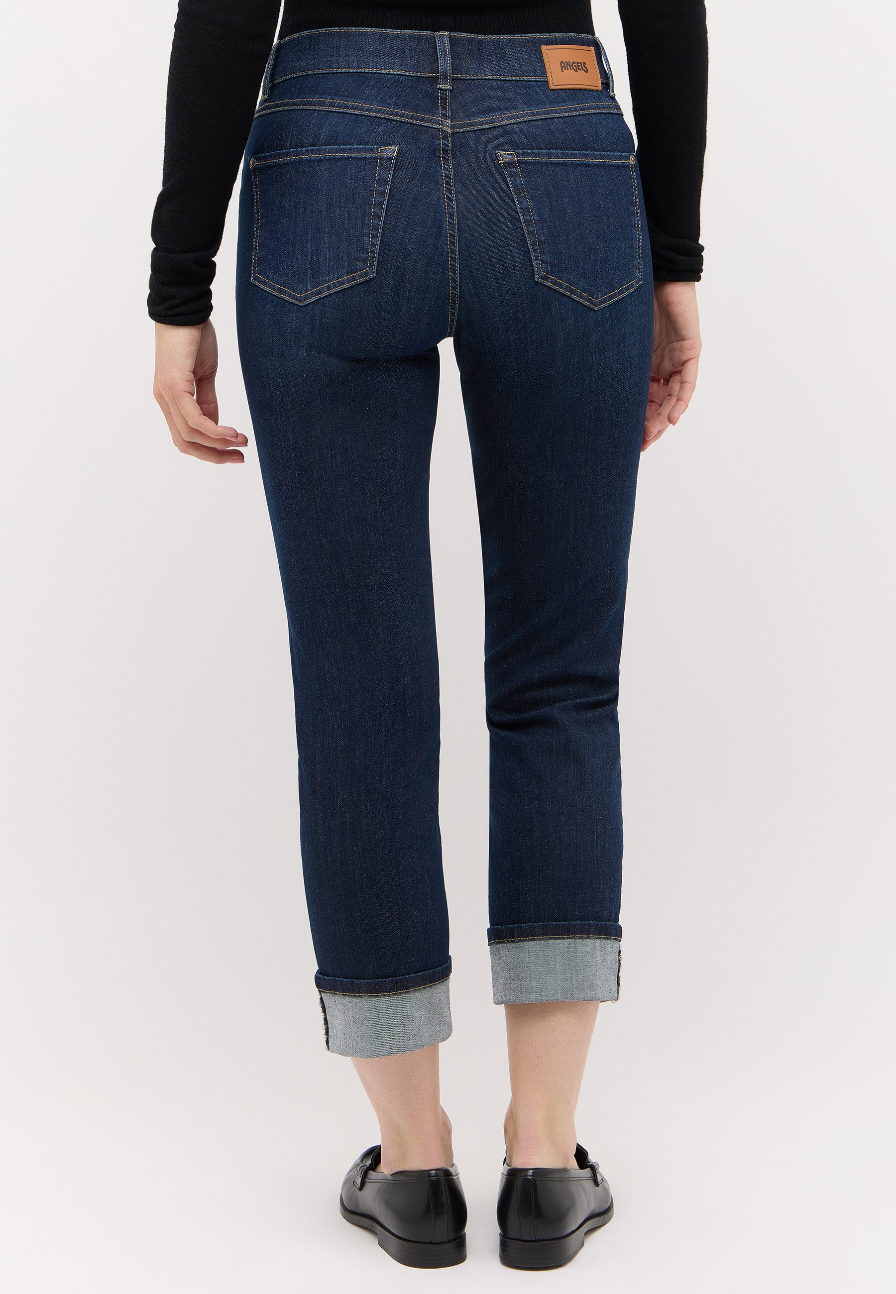 ANGELS 7/8-Jeans CIRA GLOW Slim Fit Passform, mit Eingrifftaschen, Coinpocket und Gesäßtaschen