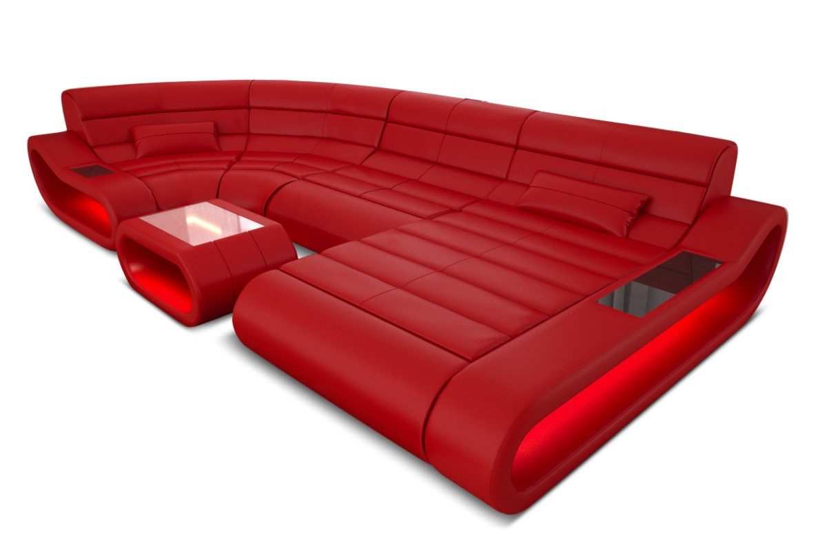 Sofa Dreams Wohnlandschaft Ledercouch Leder Sofa günstig online kaufen
