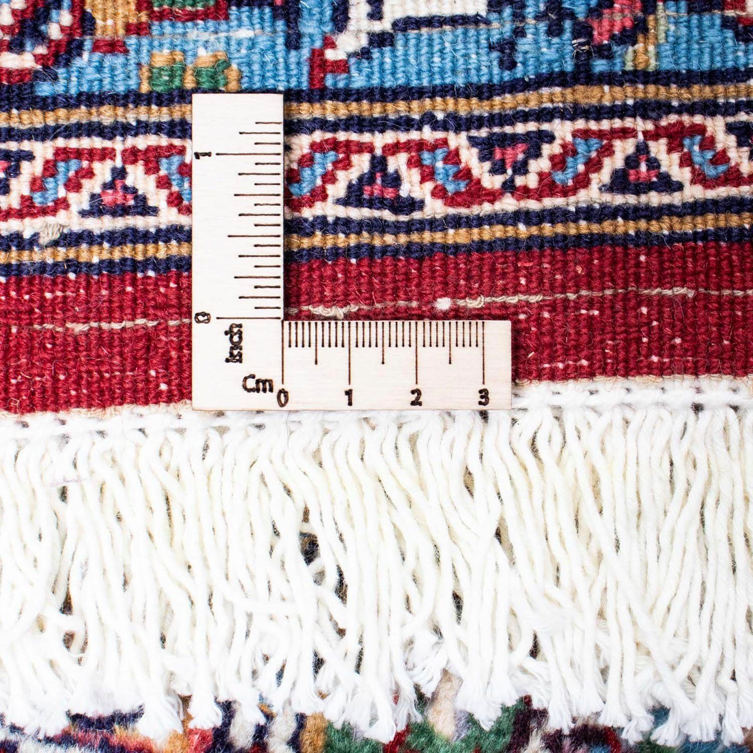 10 cm, Zertifikat Rosso x Moud mit Felder Höhe: 196 Unikat rechteckig, mm, morgenland, 290 Wollteppich