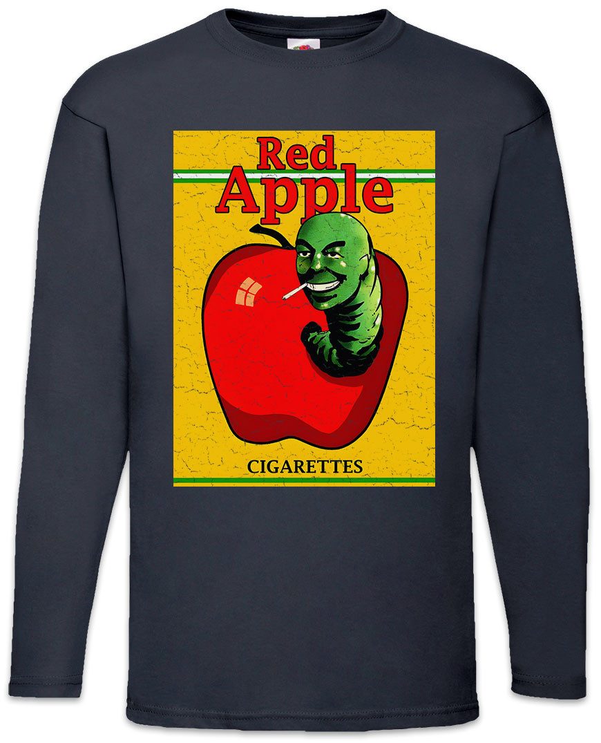 Urban Backwoods Langarmshirt Red Apple Cigarettes Langarm T-Shirt Fiction Zigaretten Bill Brand (1-tlg) Kill Pulp Movie Tarantino
