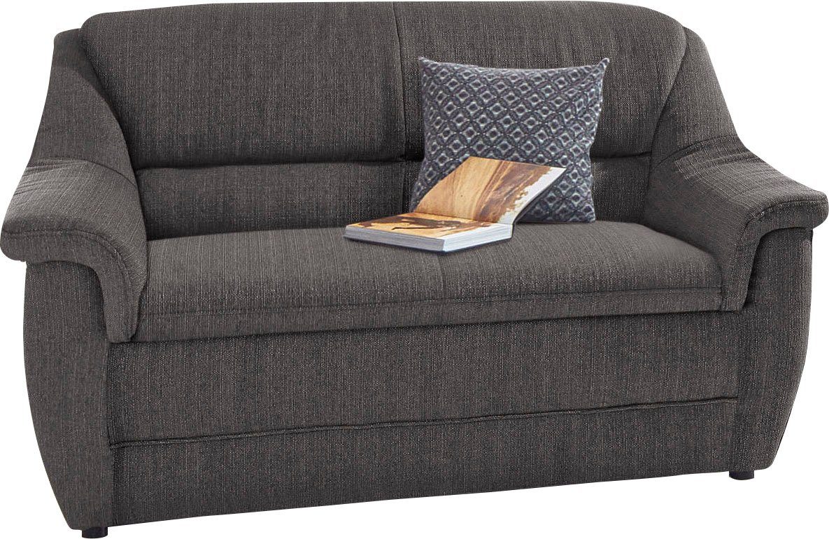 DOMO collection 2-Sitzer Lale formschönes und komfortables Sofa, zeitlos und elegant, optimal für kleinere Räume