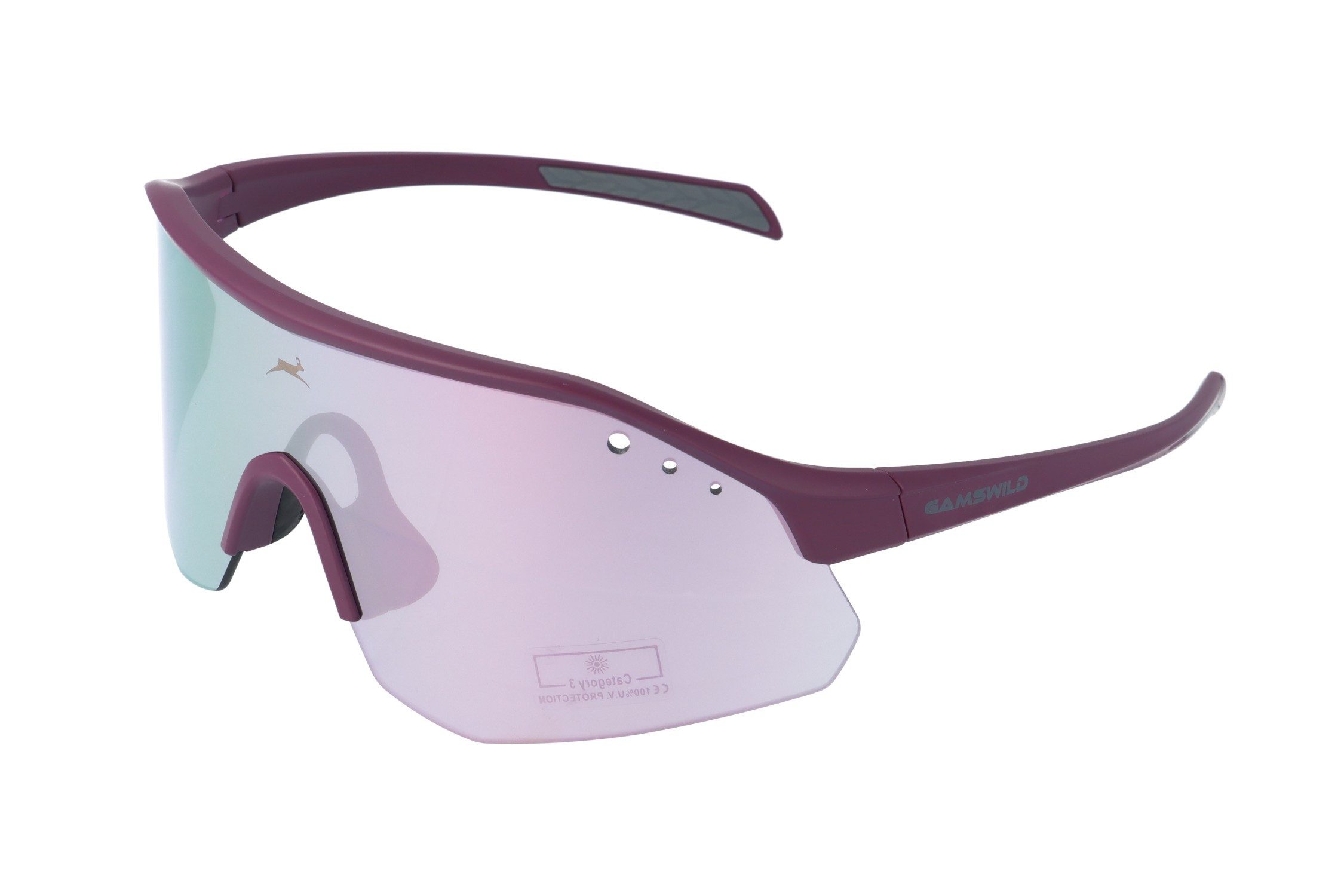 Monoscheibensonnenbrille UV400 Sonnenbrille Skibrille Fahrradbrille eng anliegend