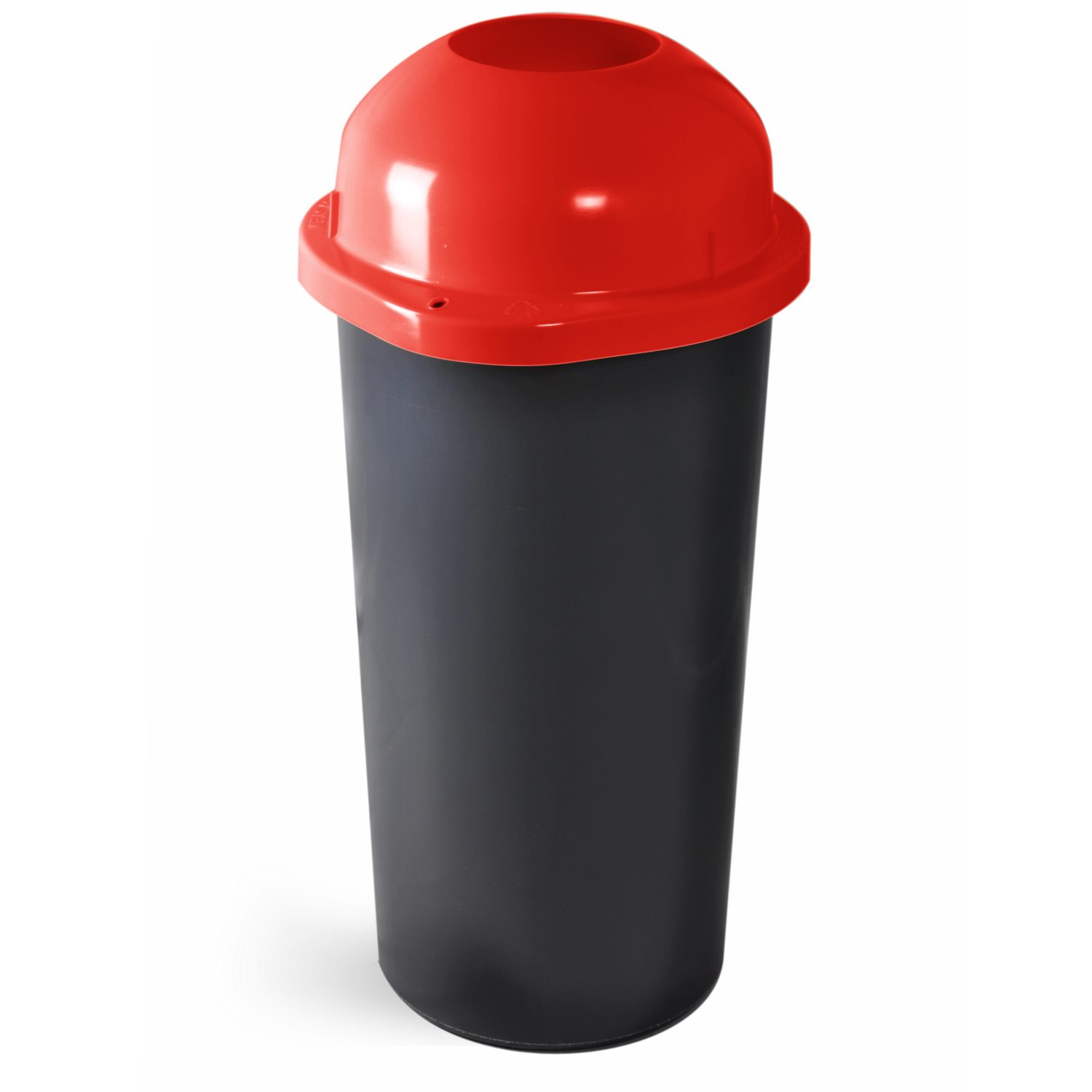 Müllsackständer HD mit 60 Müllsackständer Einwurf, KUEFA Rot 60L Liter KUEFA