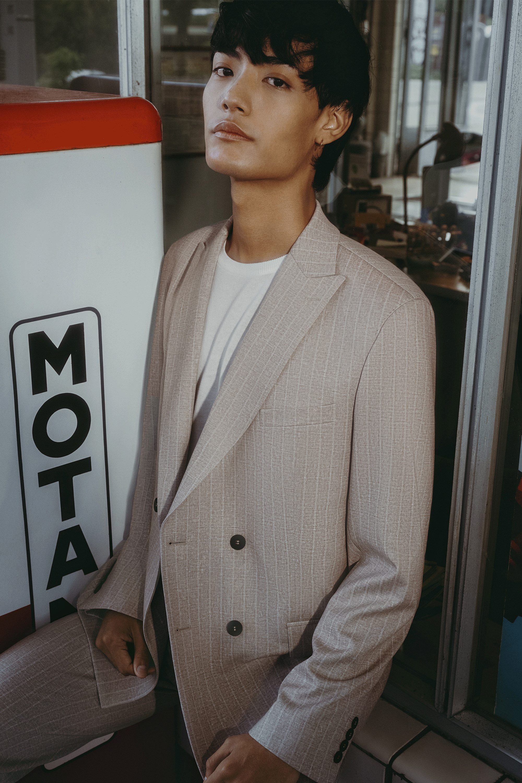 Digel Anzugsakko Atos-ST (1-tlg., Polyester-Viskosemix)