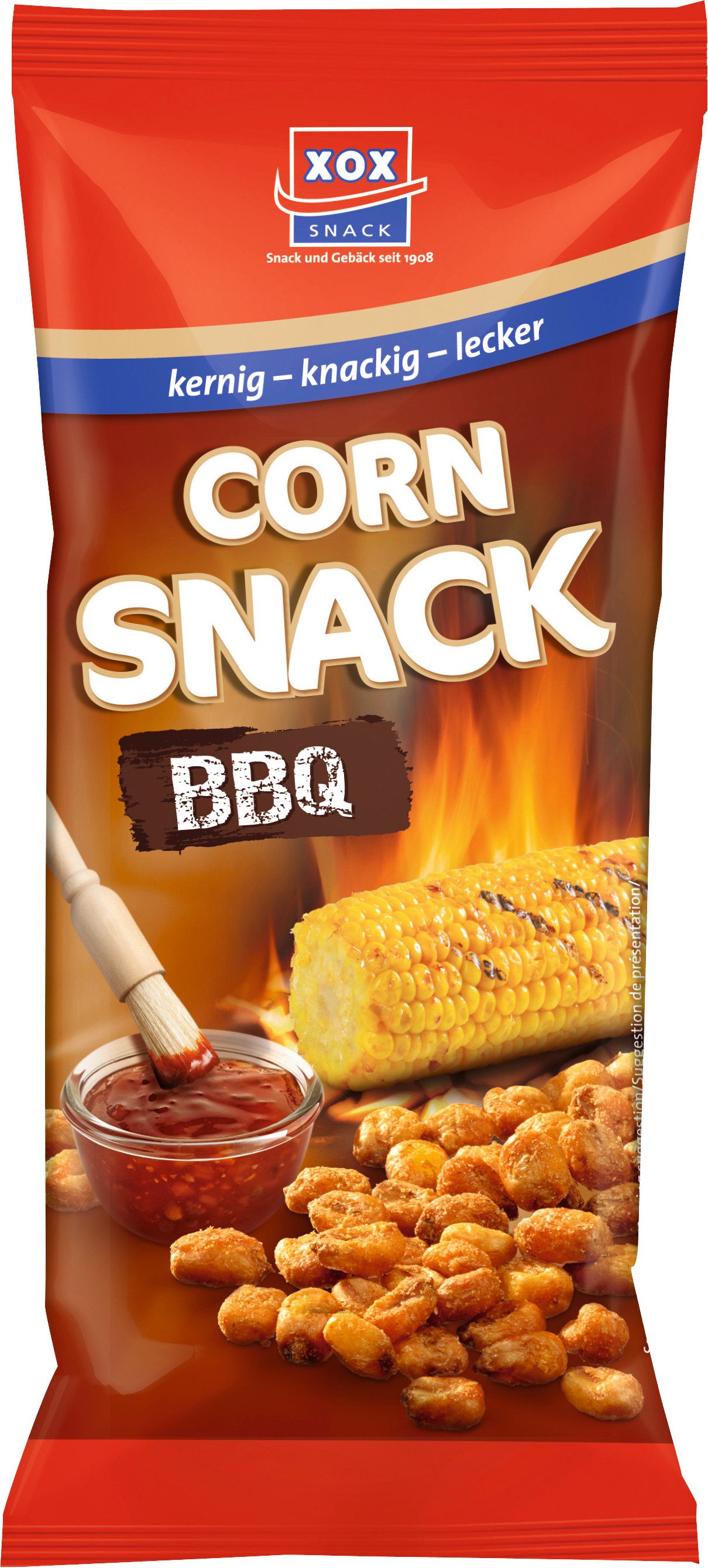 XOX Knabberei, XOX Corn Snack Barbecue