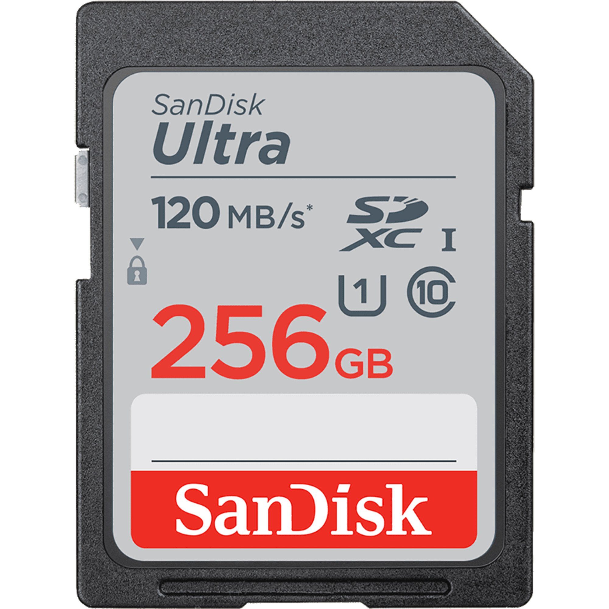 Sandisk »Ultra 256 GB SDXC, UHS-I, Class 10« Speicherkarte (256 GB GB ...