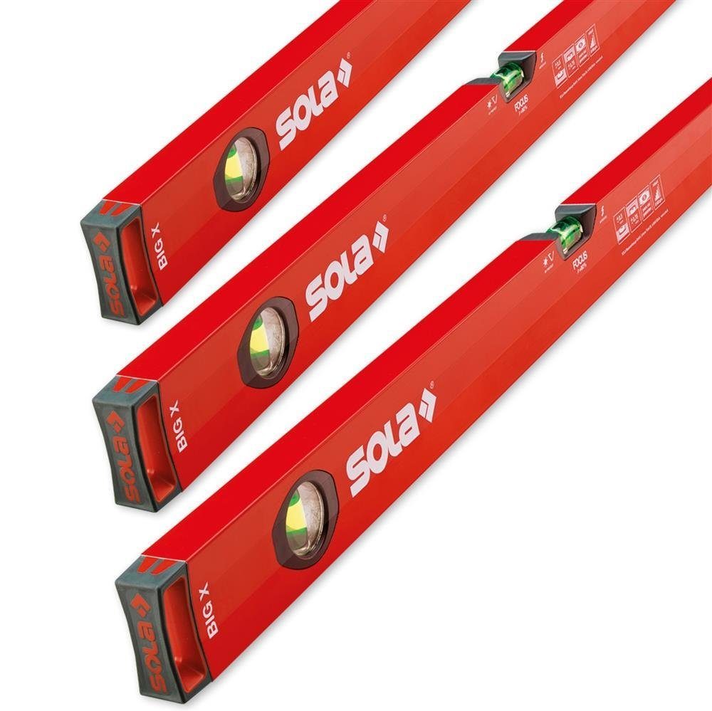 SOLA Wasserwaage Sola BigX-Triplekombo BigX 100 + BigX 60 + BigX 30 günstig online kaufen