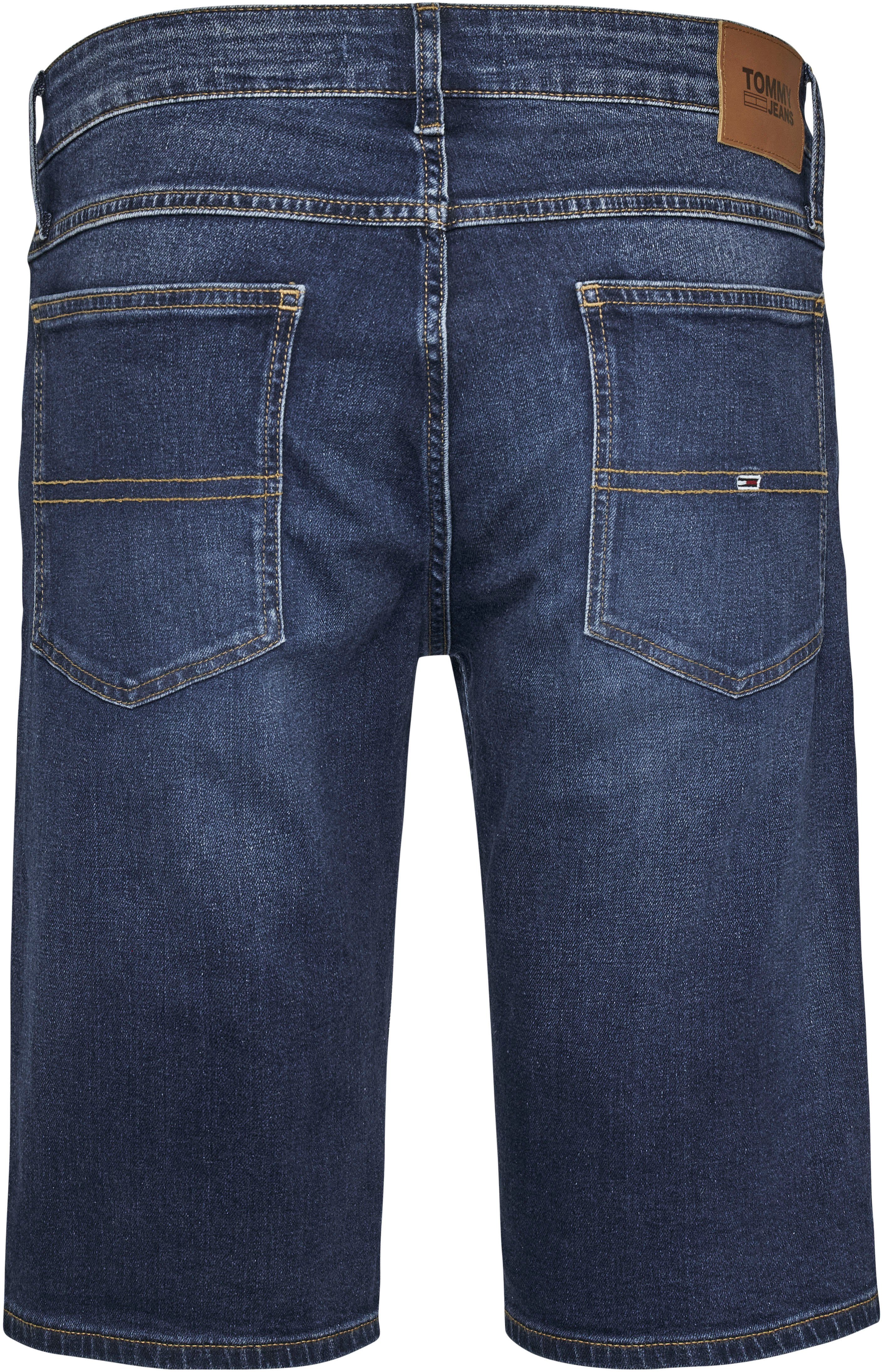 mit RONNIE Jeansshorts Tommy Gürtelschlaufen DenimDark Jeans