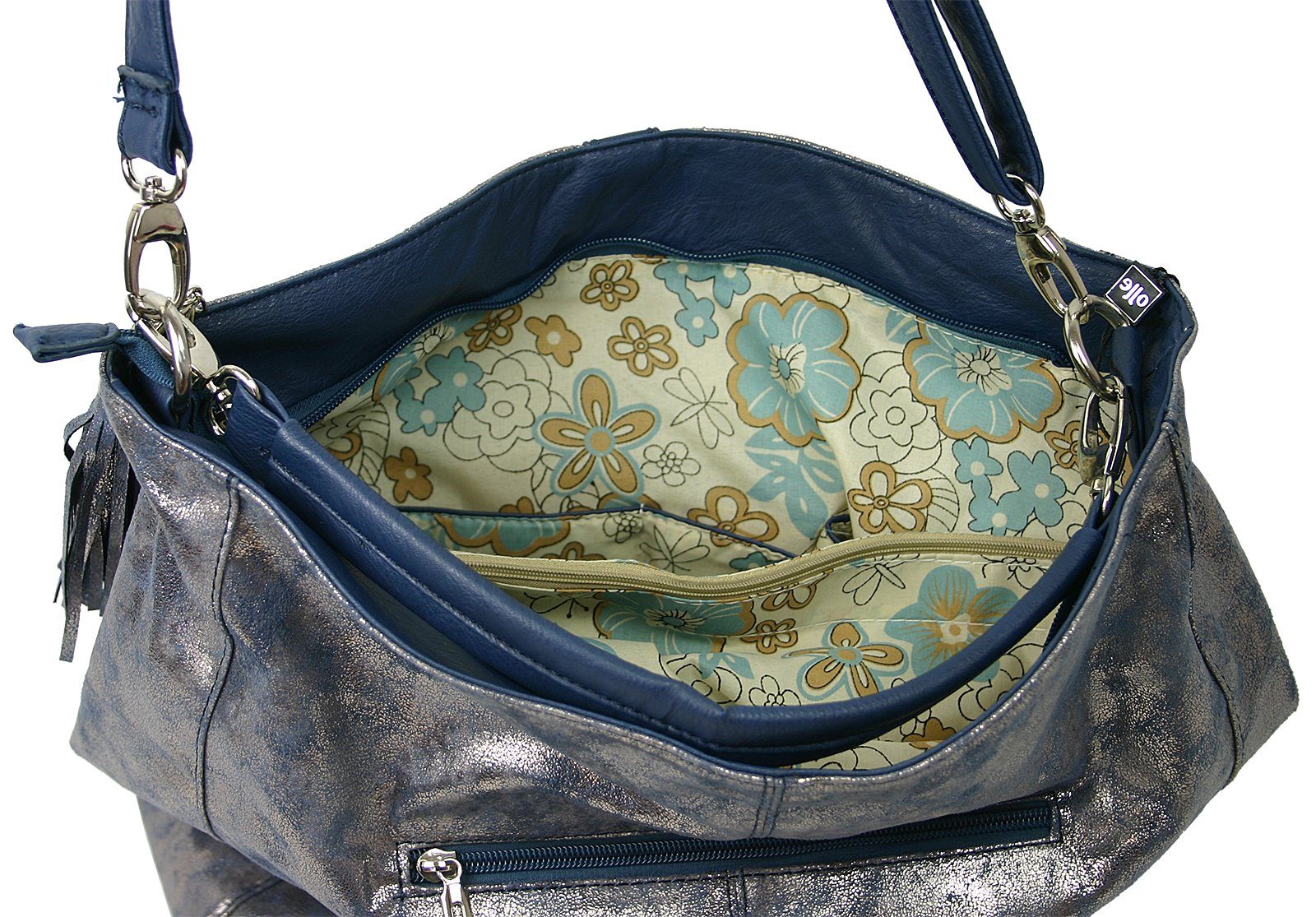 J JONES JENNIFER JONES Schultertasche - Modische Damen Umhängetasche, großer Hobo-Bag