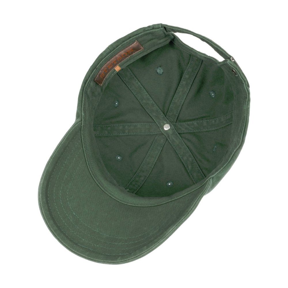 Cotton Baseball Unisex Baseball Basecap Cap (nein) Metallschnalle Stetson Cap Einheitsgröße Stetson grün