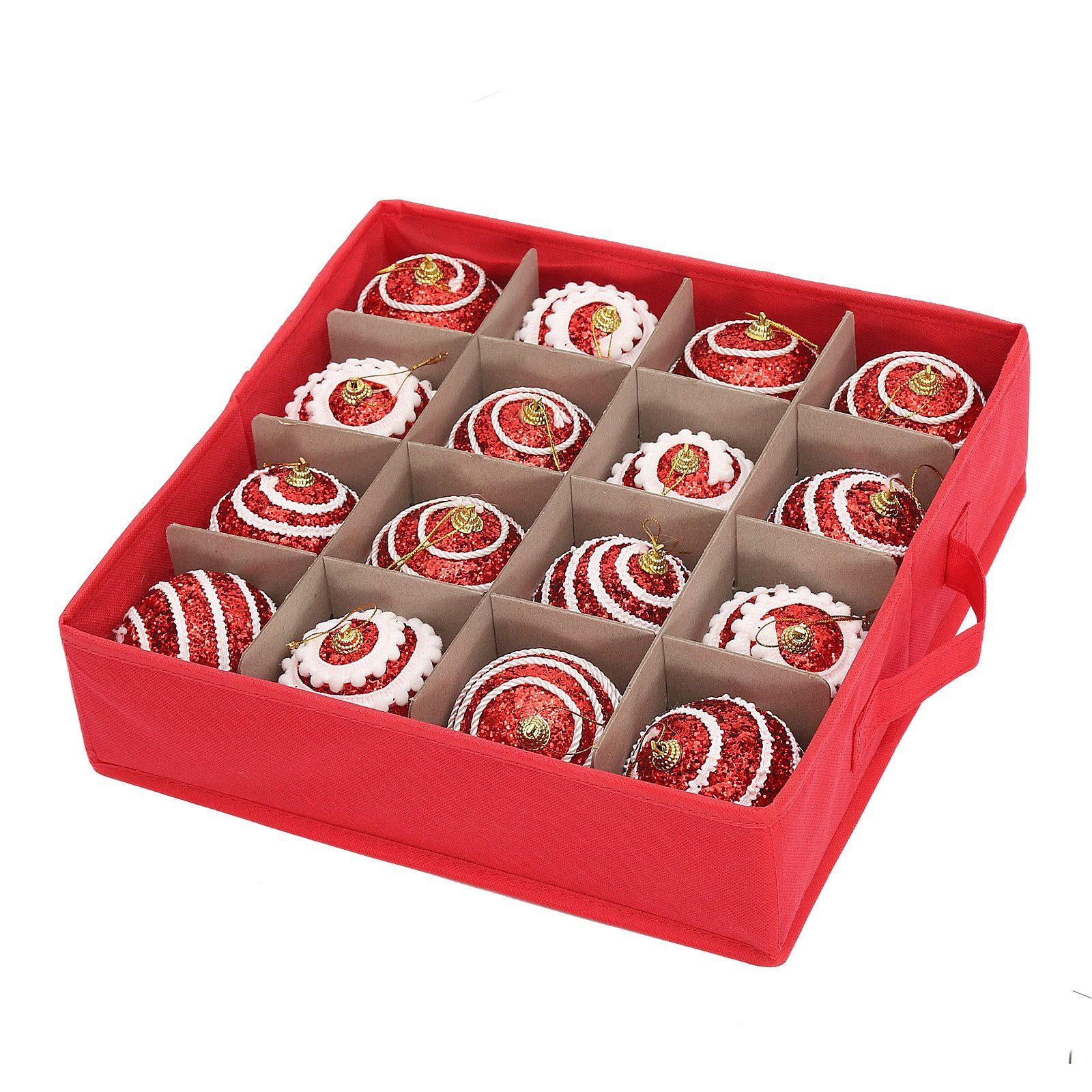 Salcar Aufbewahrungsbox Weihnachtskugel 64 Kugel Aufbewahrungstasche günstig online kaufen