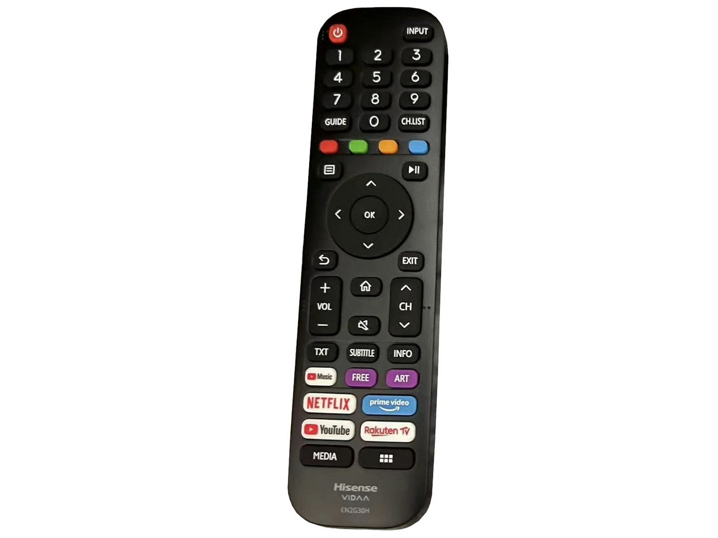 Hisense EN2G30H, T269780, HT269780, VIDAA, SUB EN2A30, HT2 Universal-Smart-TV-Fernbedienung