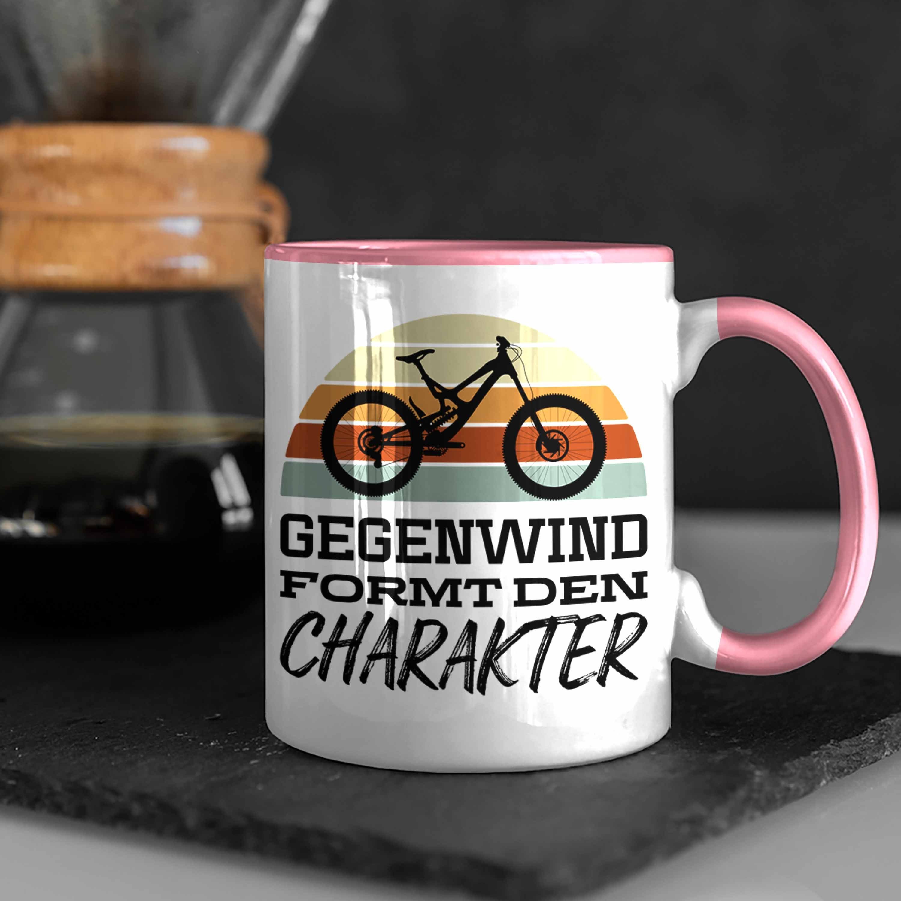 Radfahrer Trendation Kaffeetasse Fahrrad - Trendation Geschenk Rennrad Geschenkideen Fahrradfahrer Bike Rosa Tasse Tasse