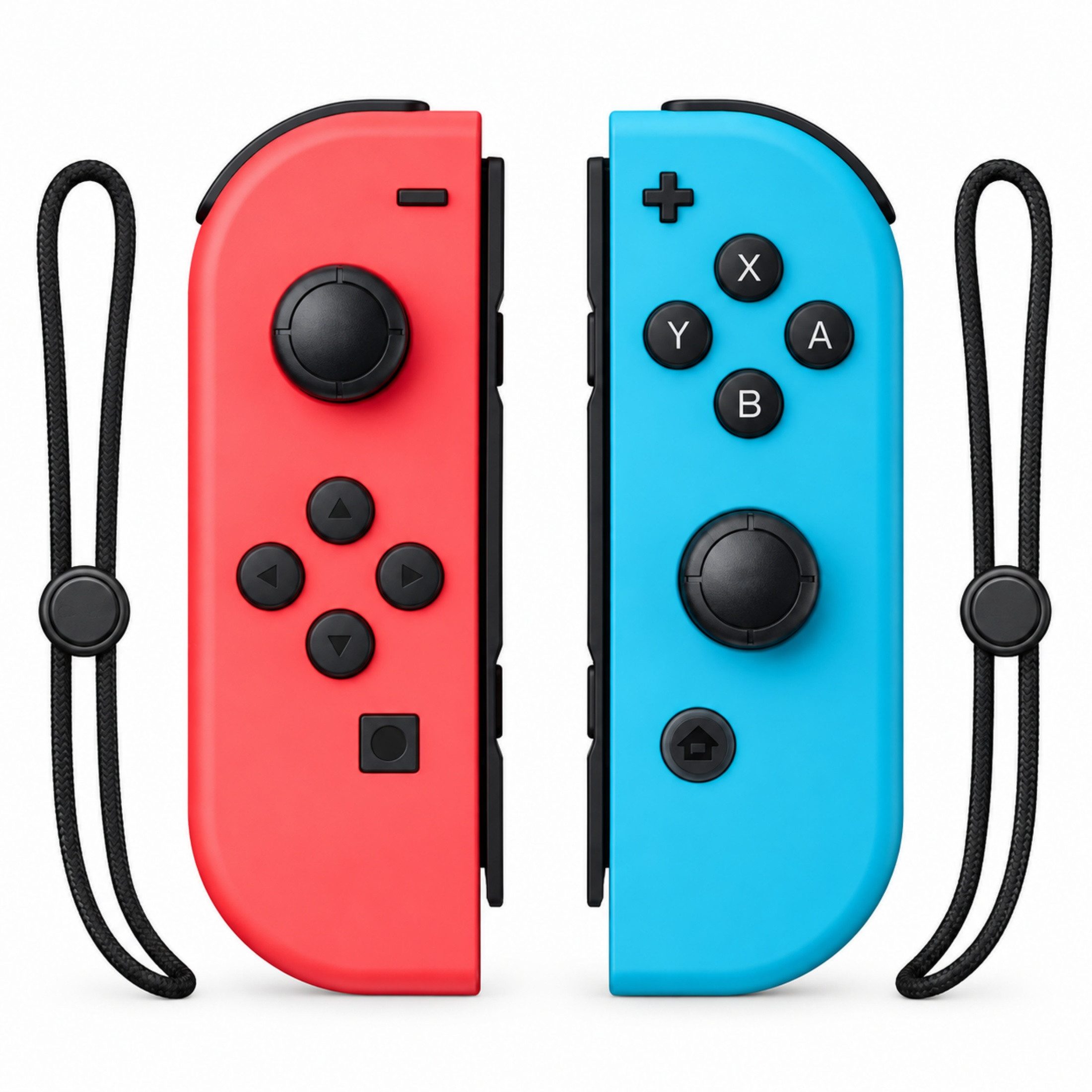 Blossom Switch Controller kabellos 2er Set, Joy-Con kompatibel 6-Achsen-Sensor Controller (Linker und rechter Controller mit Vibration, Handschlaufen Ruhemodus)