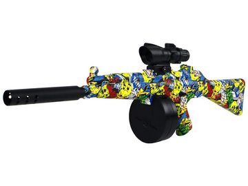 LEAN Toys Wasserpistole Wasserperlenpistolen-Set Elektrisch Teleskop Waffe Batterie Spielzeug