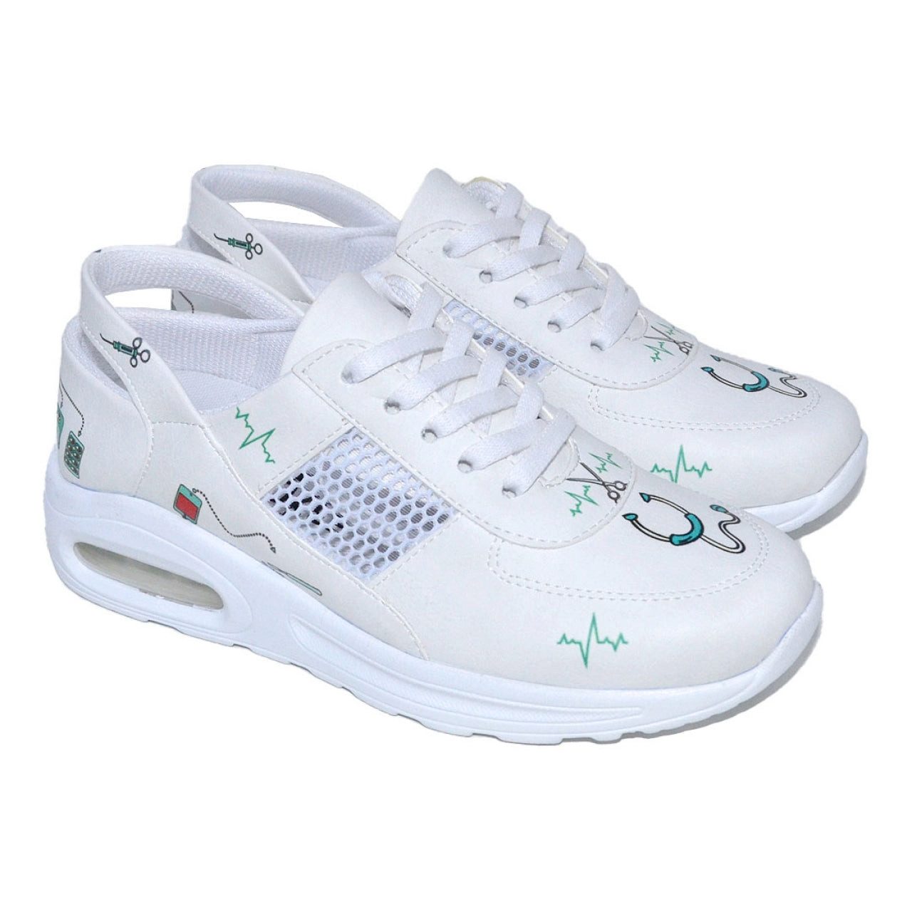 LaMarta Weiße Sneaker für Ärzte: Bequeme,Pflegekräfte, Krankenhaus schuhe S günstig online kaufen