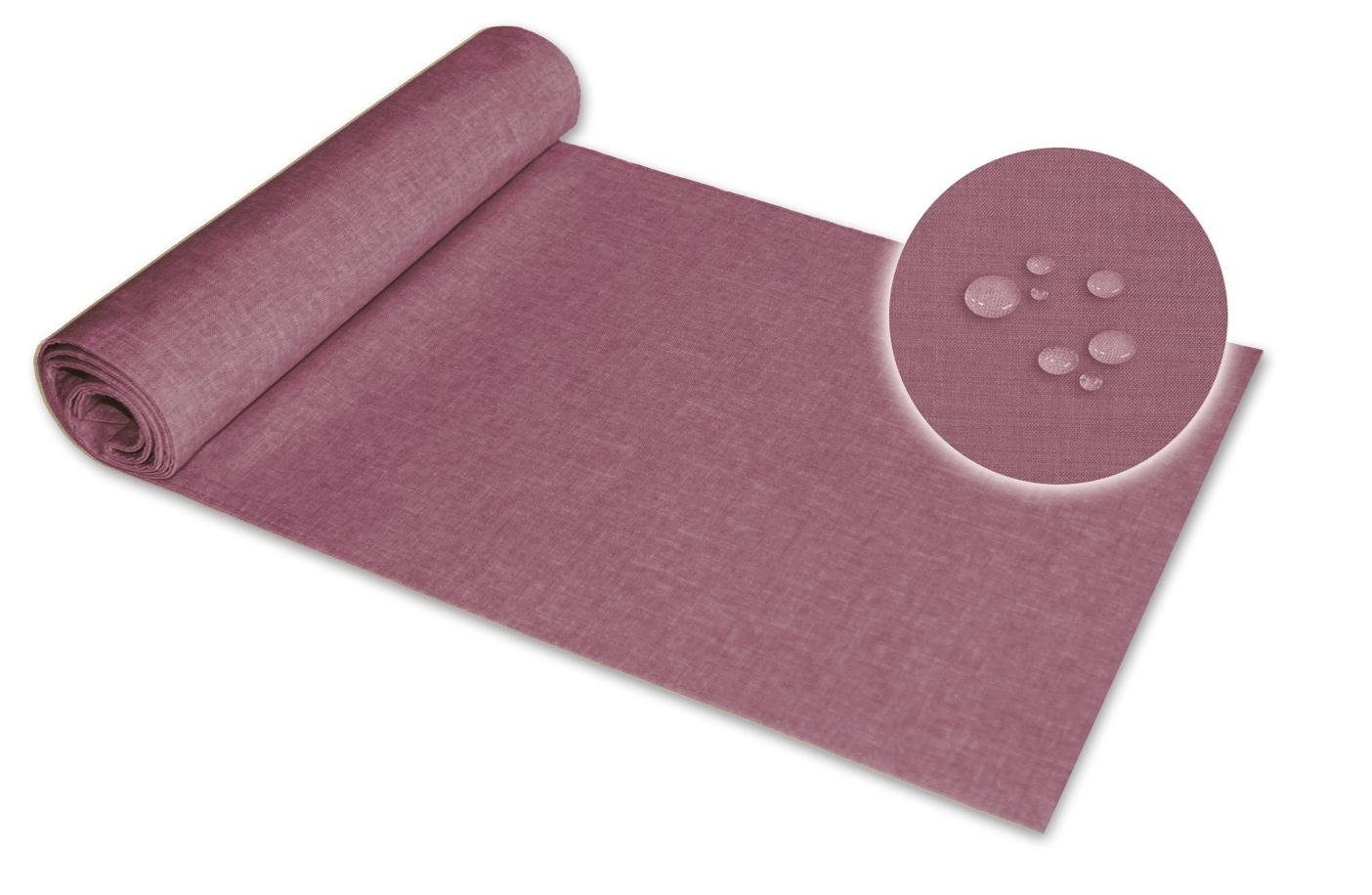 Haus und Deko Tischläufer Tischläufer rechteckig Leinenoptik beschichtet (1 günstig online kaufen