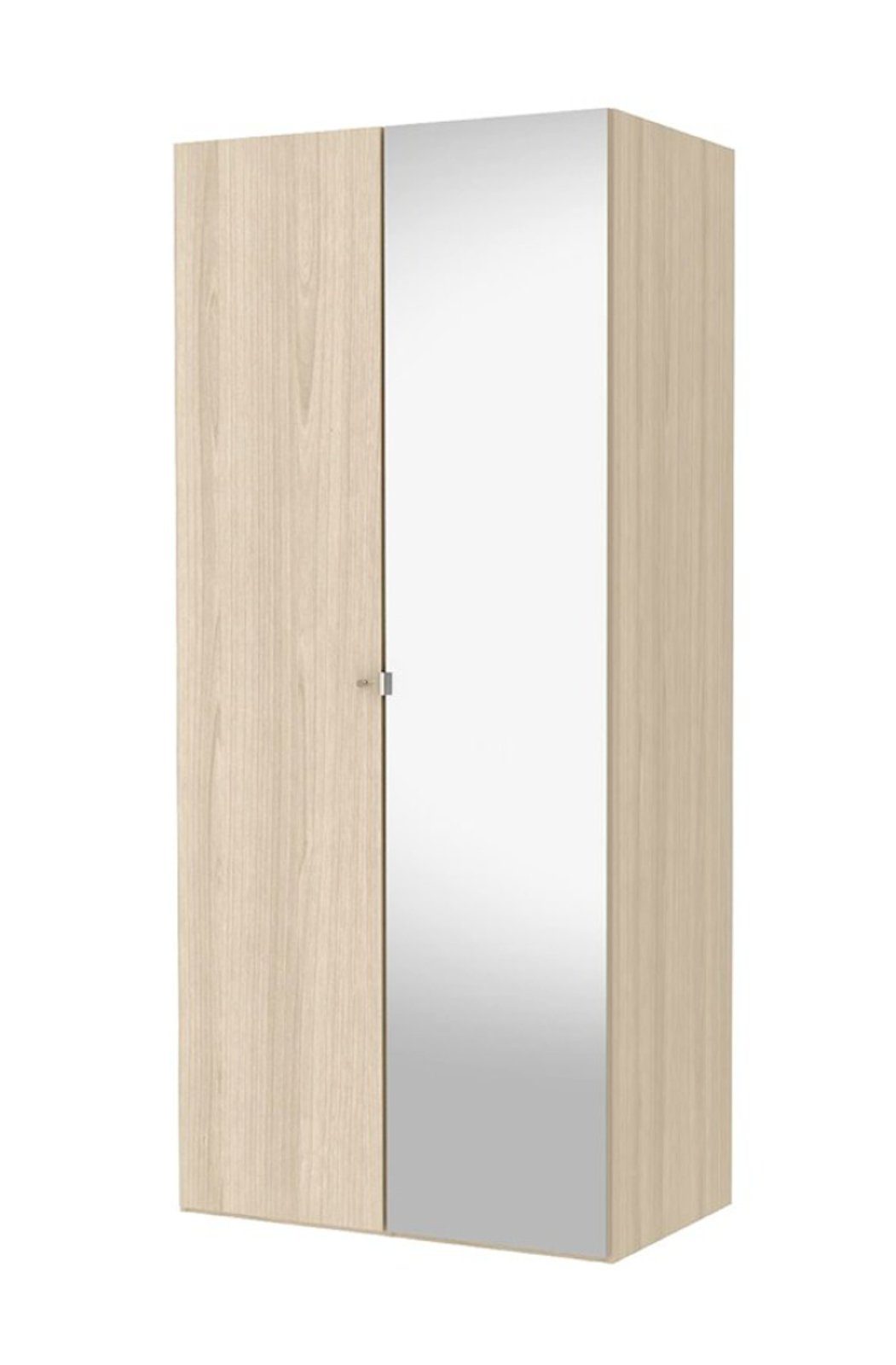 ebuy24 Kleiderschrank Saskia Kleiderschrank A 1 Spiegeltür und 1 Tür. Ei (1-St) | Kleiderschränke