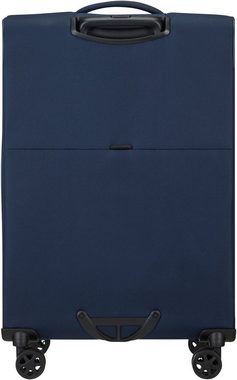 Samsonite Weichgepäck-Trolley Litebeam, midnight blue, 66 cm, 4 Rollen, Reisekoffer Aufgabegepäck Reisegepäck mit Volumenerweiterung