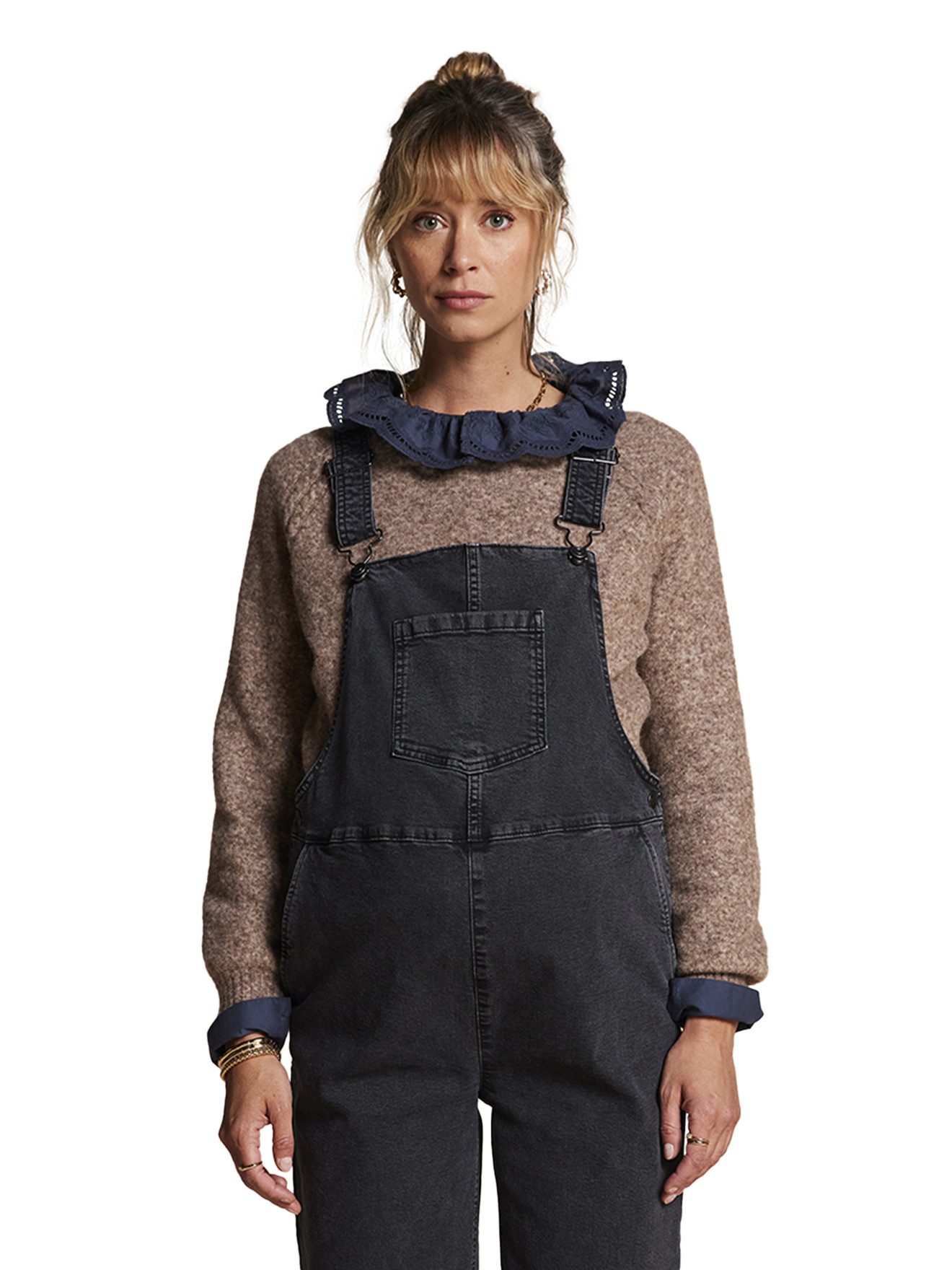 Envie de Fraise Umstandsoverall Umstands-Latzhose im Worker-Stil