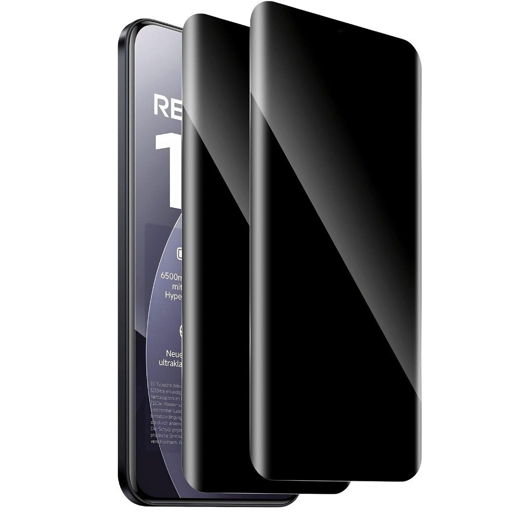 SmartUP Displayschutzglas für Xiaomi Redmi Note 15 Pro Plus Display AntiSpy Privacy Blickschutz für Xiaomi Redmi Note 15 Pro Plus, Blickschutz, Anti-Spy