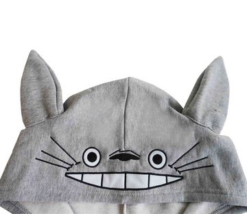 GalaxyCat Hoodie Kuscheliger Kapuzen Pullover für Totoro Fans, (1-tlg) Totoro Hoodie mit Ohren