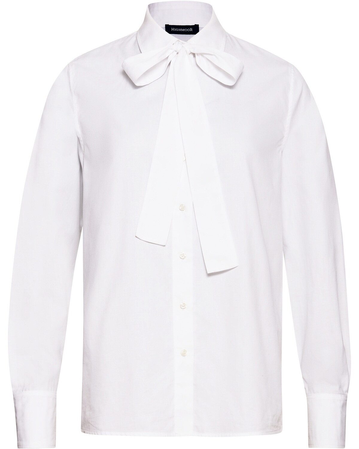 Highmoor Hemdbluse Legere Bluse mit Schleife günstig online kaufen