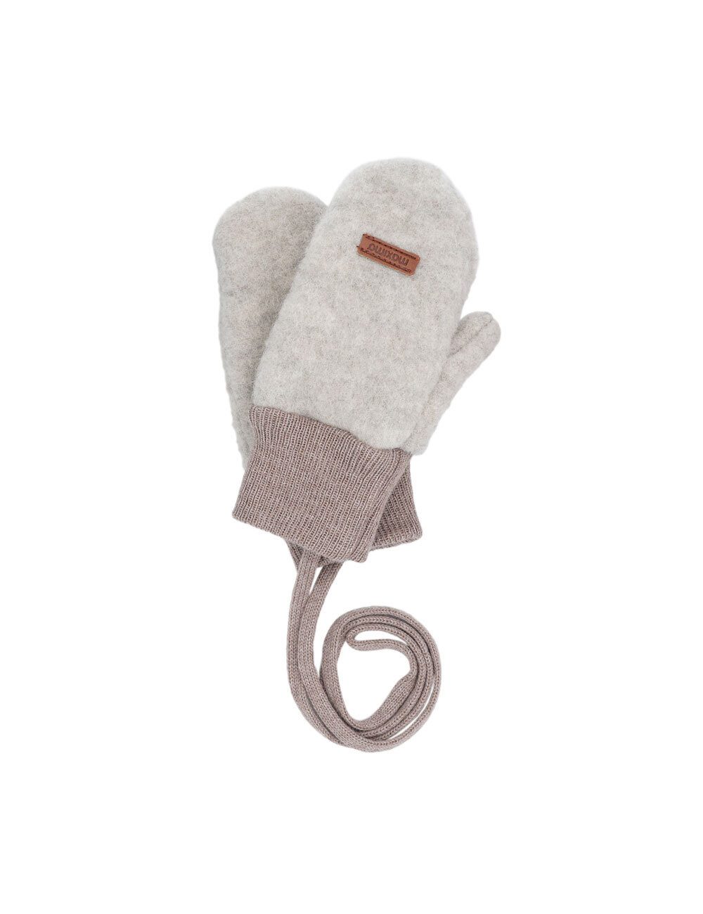 MAXIMO Fäustlinge GOTS MINI-Handschuhe, Daumen Wollfleece, günstig online kaufen
