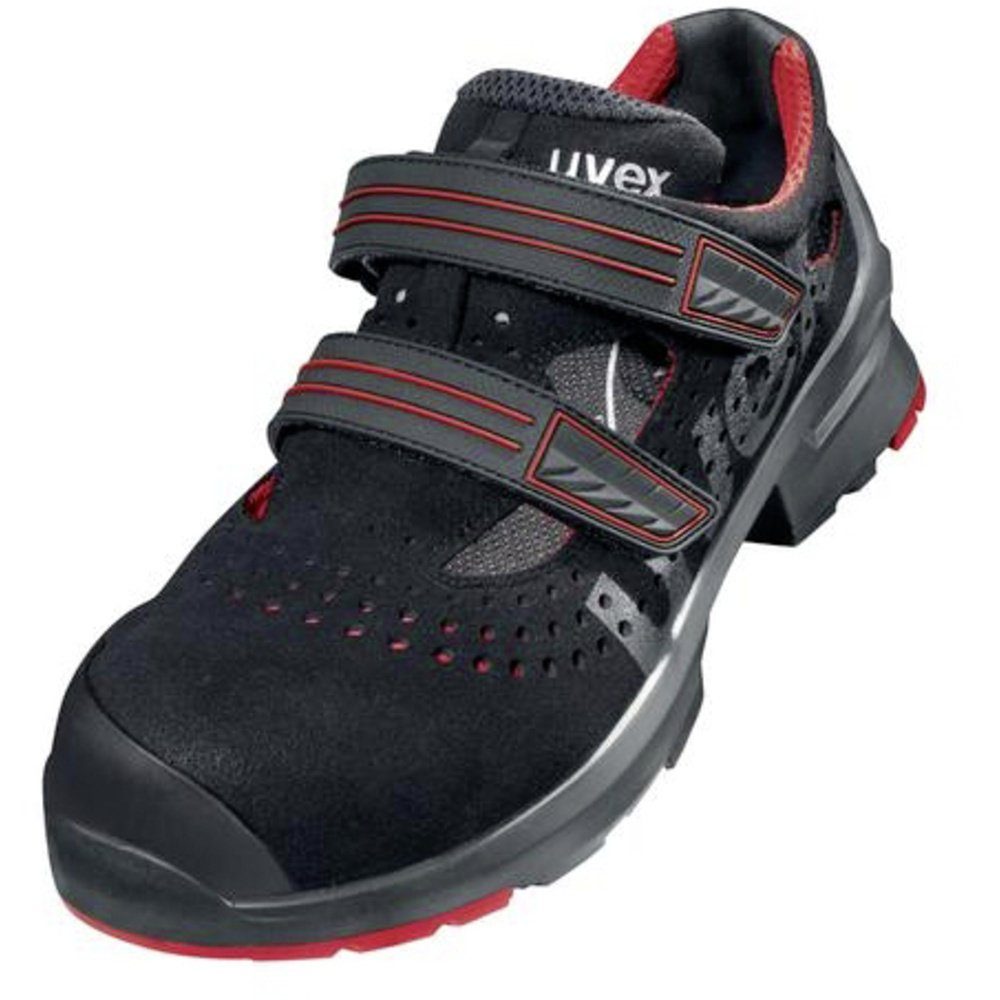 Uvex uvex 1 Rot/Schw ESD (EU): S1P 41 8536241 Arbeitsschuh Sicherheitssandale Schuhgröße