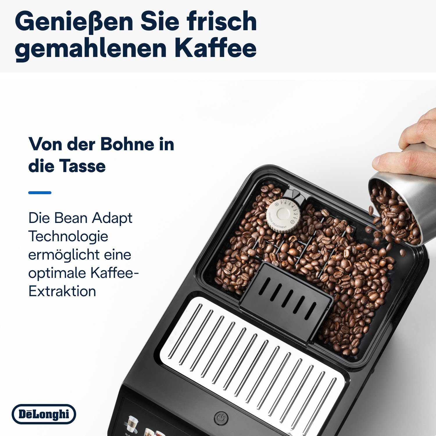 De'Longhi Kaffeevollautomat Eletta Explore Cold Brew ECAM450.86.T - 100 Rezepte (App), heiß & kalt, Cold Brew in unter 5 Minuten inkl. 3,5" Touch-Display & To-Go Funktion