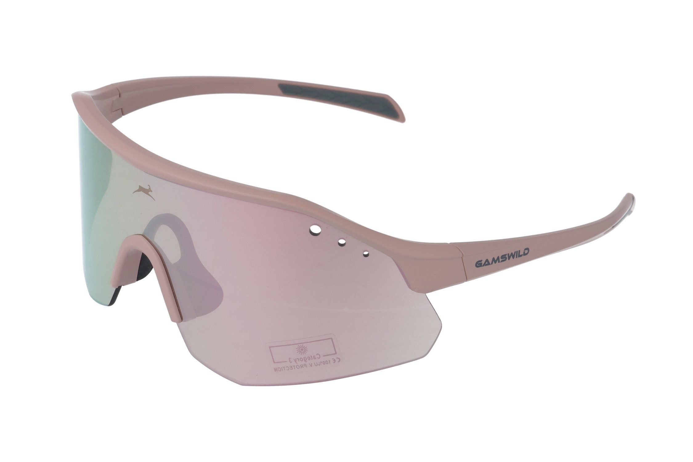Monoscheibensonnenbrille UV400 Sonnenbrille Skibrille Fahrradbrille eng anliegend