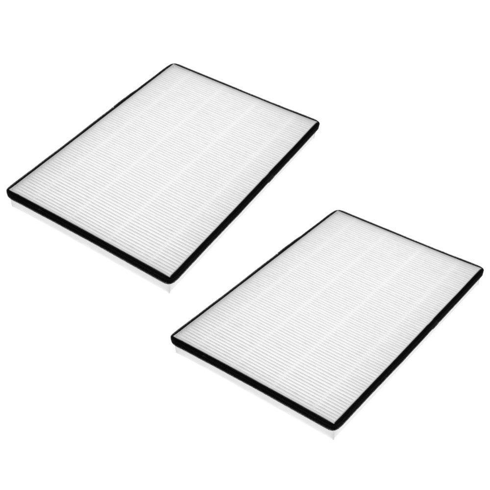 Trade-Shop Ersatzfilter 2x passend für Helios KWL EC 200 ECO/PRO/W, EC 300 ECO/PRO/W, 0038, Maße: 31,6 x 21,8 x 2,5cm, regenerierbare Kunstfasern, Filterklasse F7