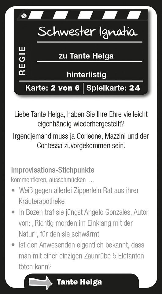 GMEINER Spiel Mord in der Villa Mafiosa