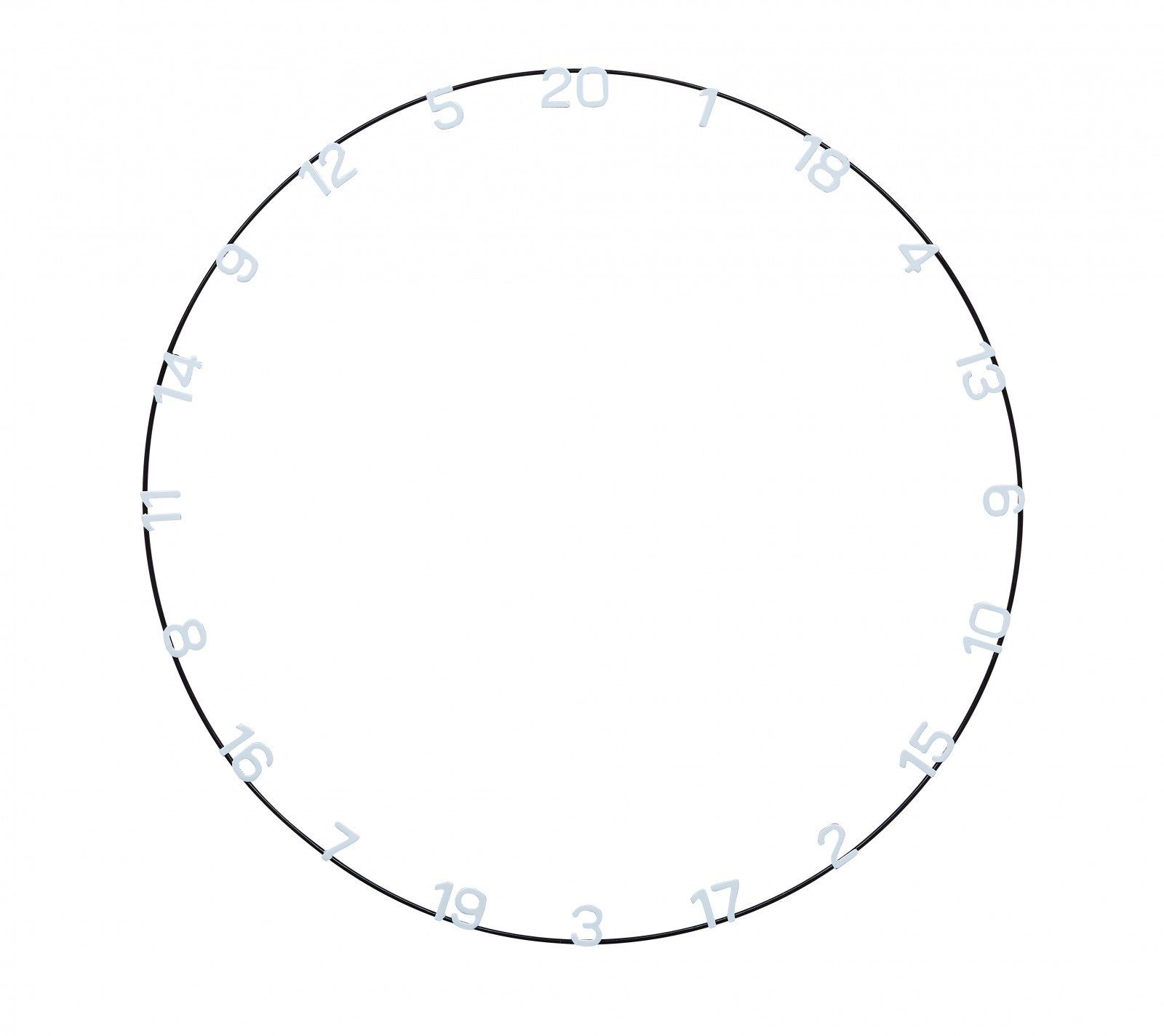 Dartscheibe Ultra-Vis Number Ring