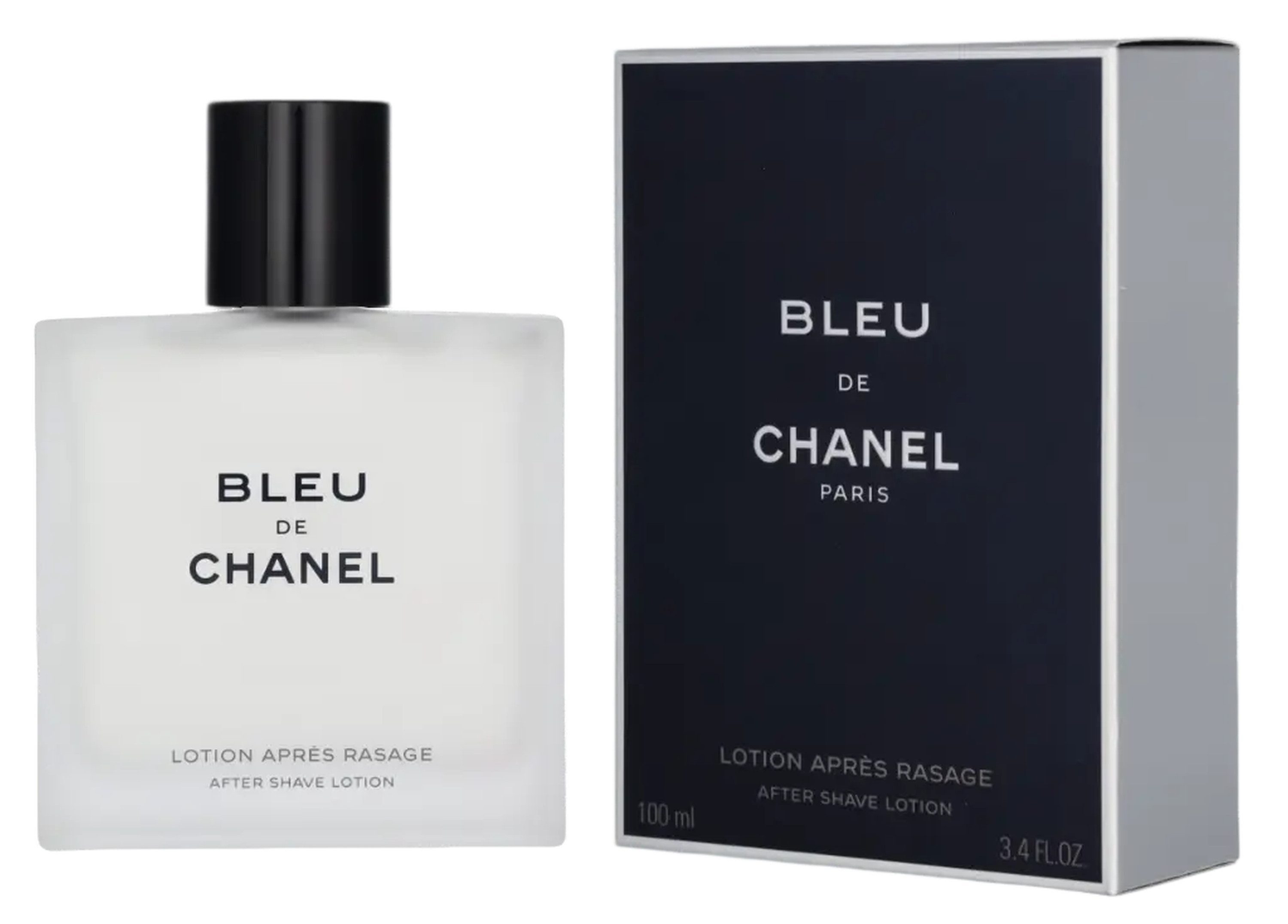 CHANEL After Shave Lotion Bleu Pour Homme Herren, Holzig-aromatischer Duft mit Zitrus, Ingwer und Zedernholz
