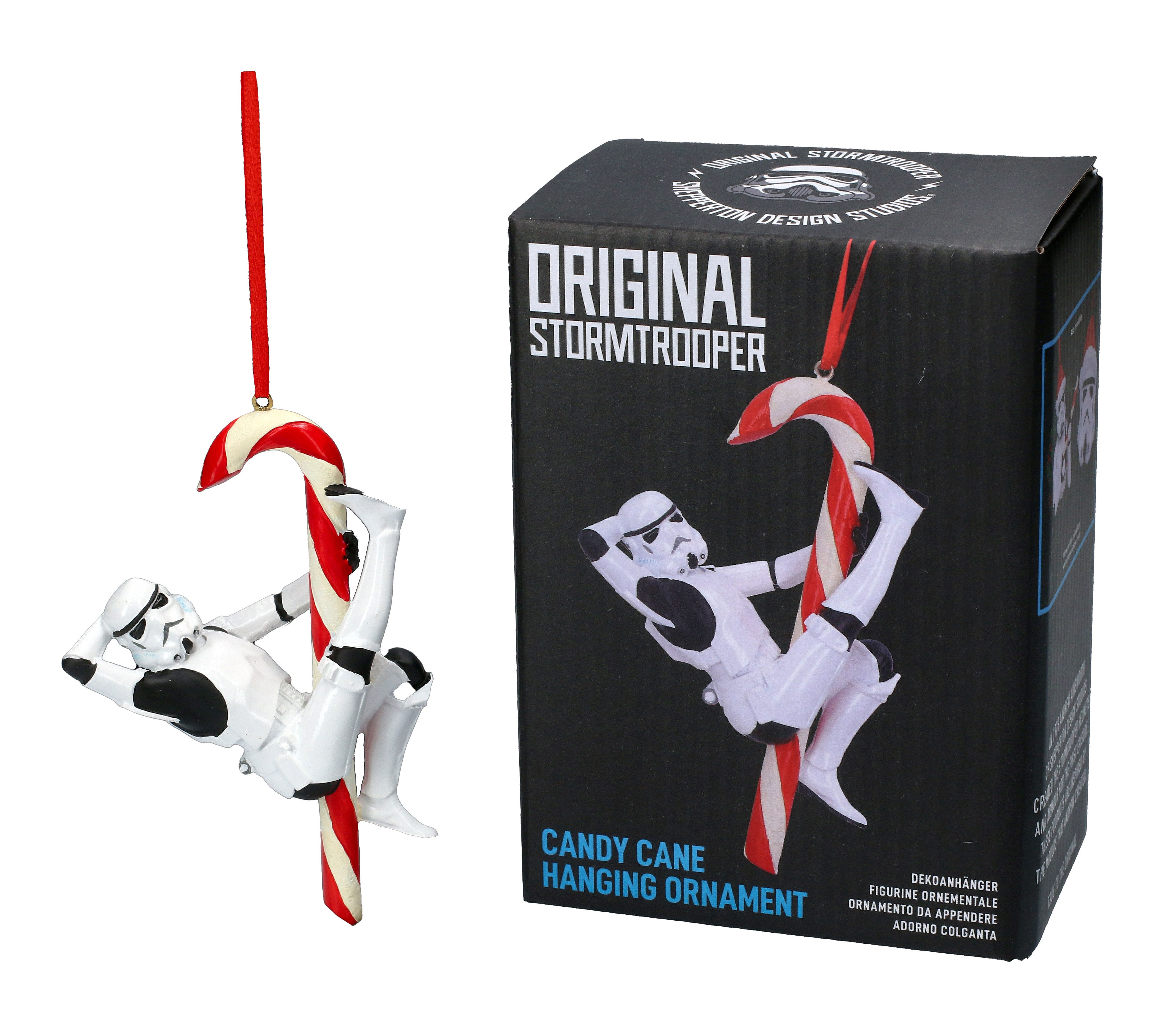 Figuren Shop GmbH Christbaumschmuck Christbaumschmuck - Stormtrooper Zuckerstange - Weihnachten Figur (1-tlg)